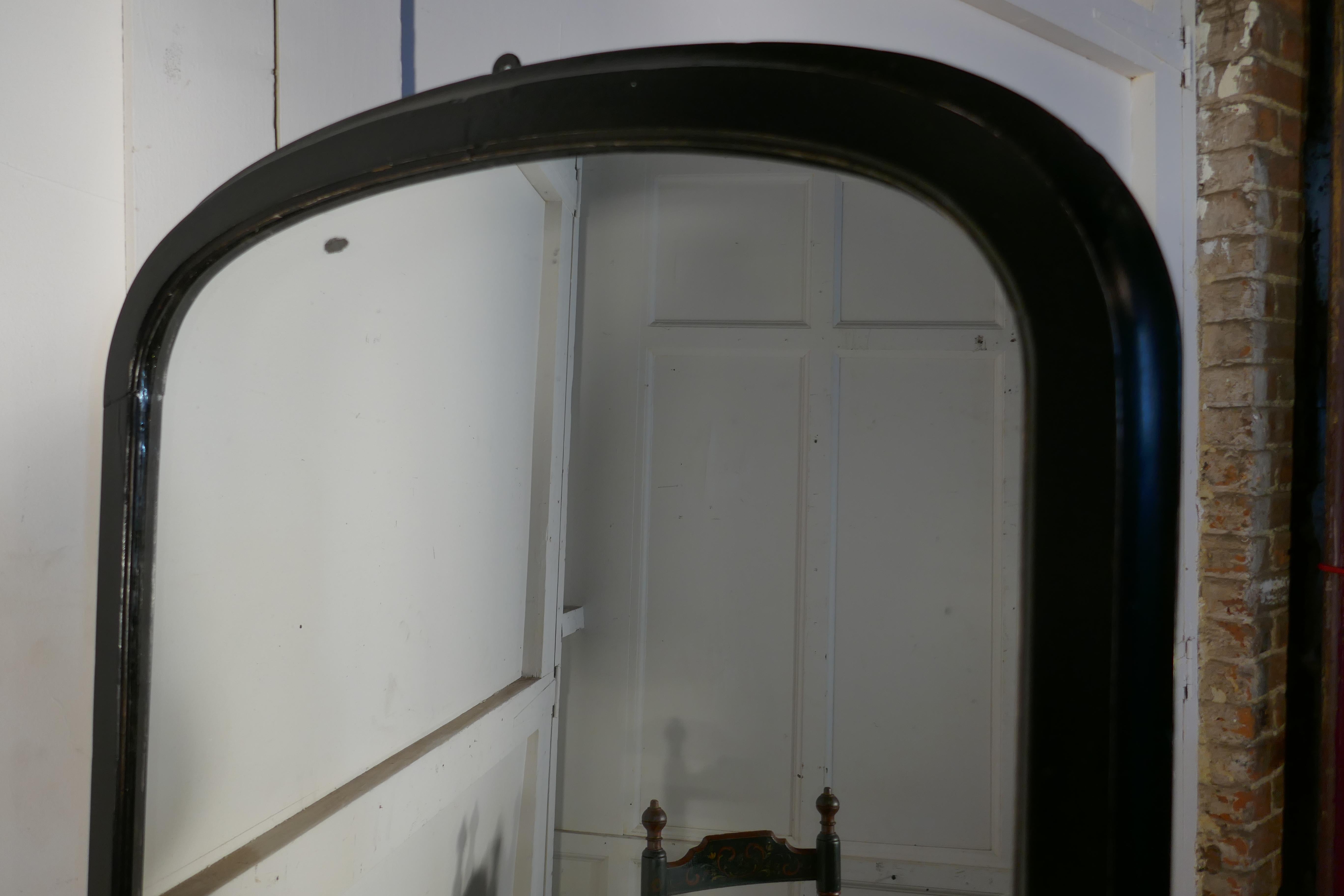 Tall Console Mirror with Ebonized Frame 2