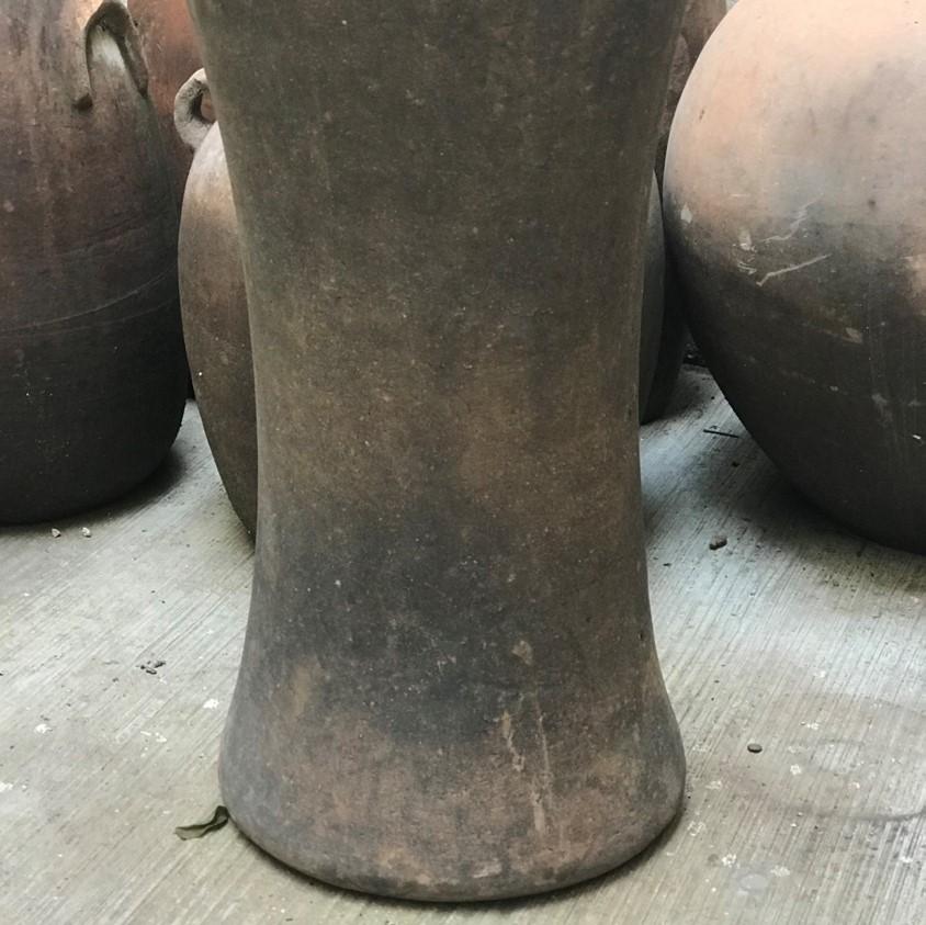 Tall Decorative Terracotta Vessel In Good Condition In Los Angeles, CA