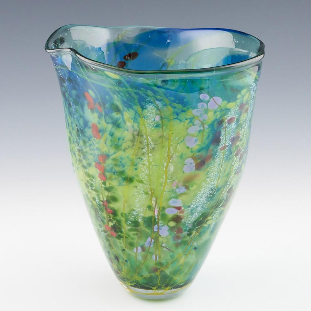 Glass A Tall English Garden Vase By Siddy Langley 2022