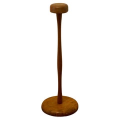 Antique Tall French Fruit Wood Hat Stand, Shop Display