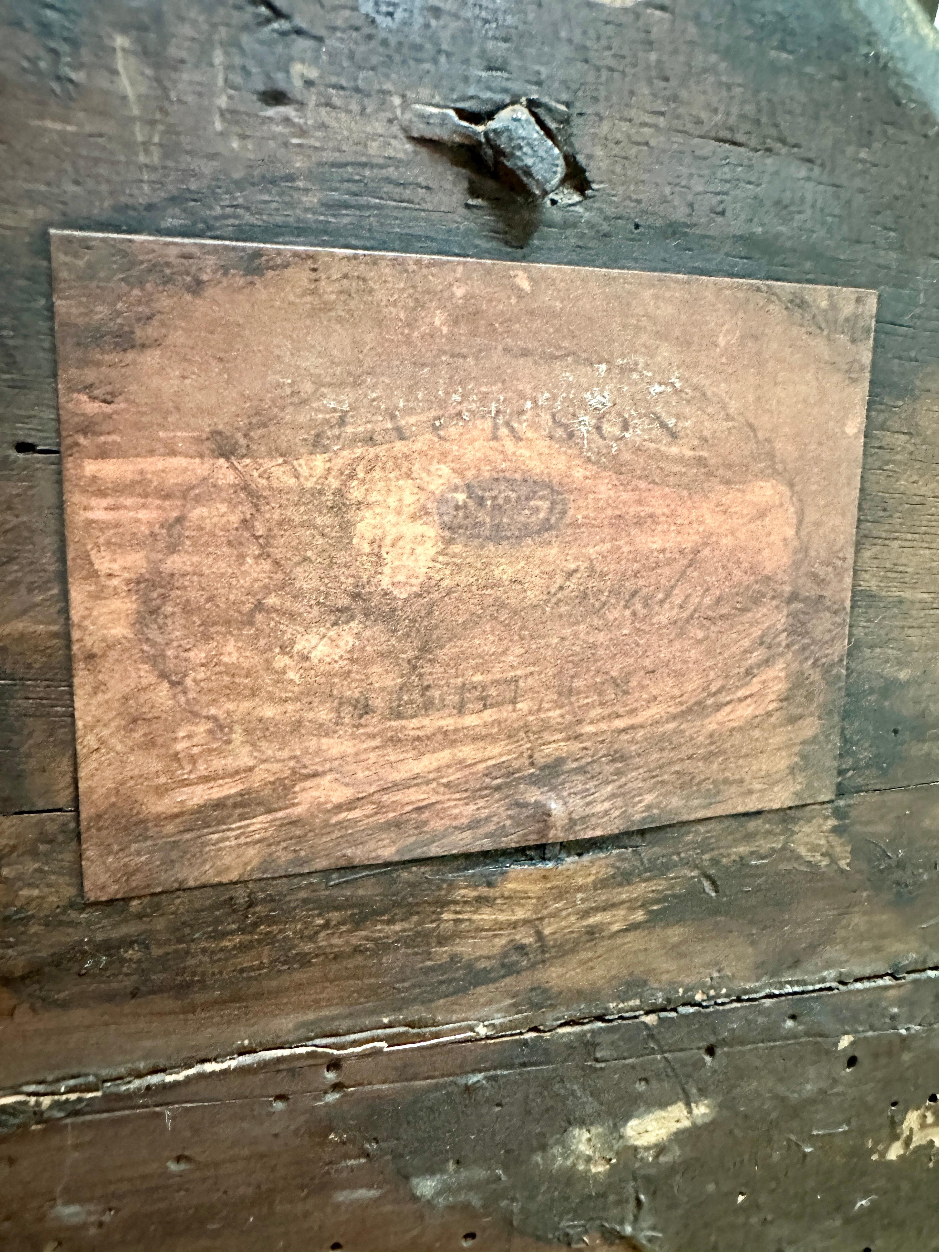 Grand miroir d'embarcadère George II en bois doré et noyer en vente 10