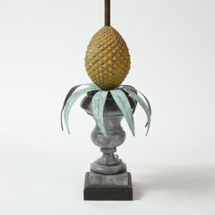 Tall Italian Pineapple Tôle Lamp