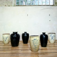 19th Century Chinese Ceramic Rice Wine Jar - Shanxi