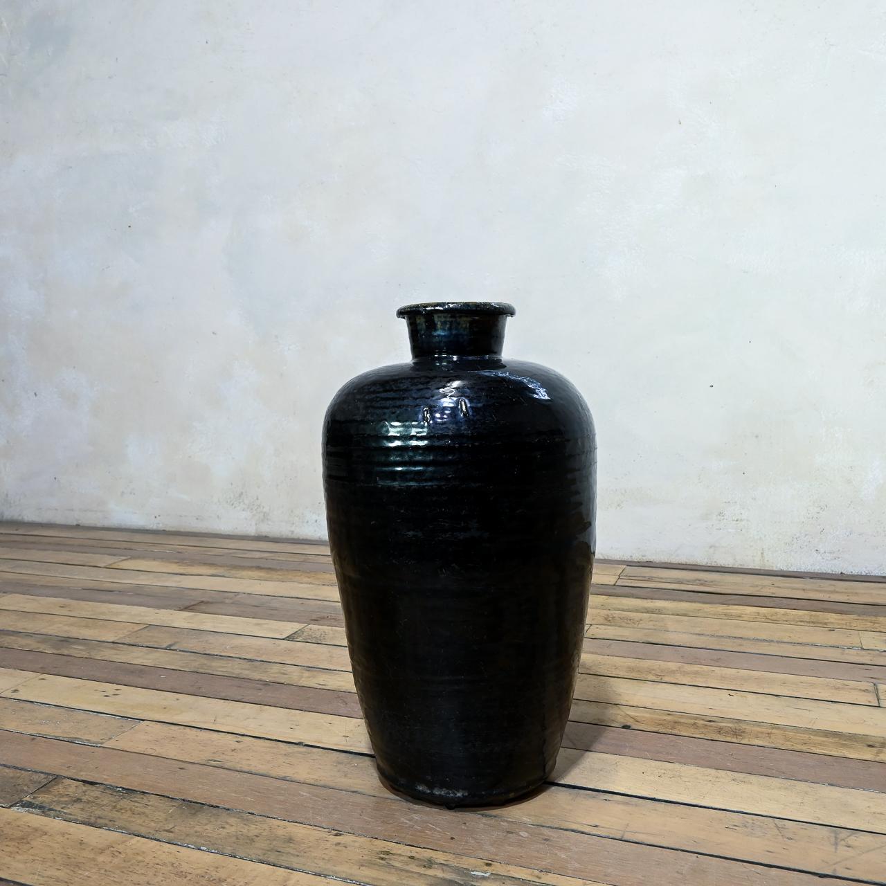Cinese Vaso per vino di riso in ceramica del XIX secolo - Shanxi in vendita