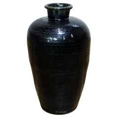 19th Century Chinese Ceramic Rice Wine Jar - Shanxi