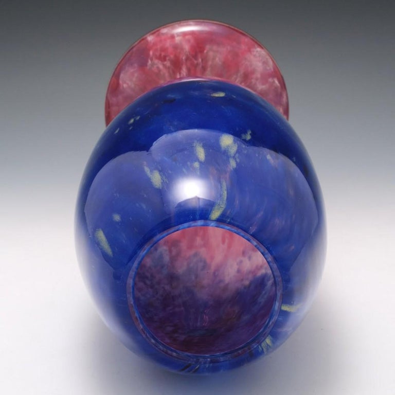 A Tall Schneider Jade Art Deco Vase c1925 For Sale at 1stDibs