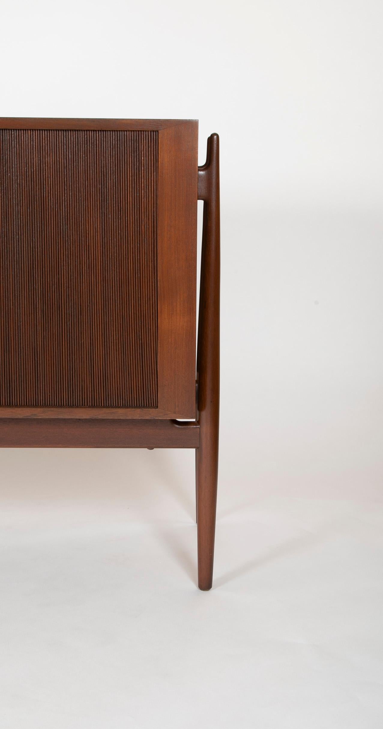 Mid-20th Century Model  NV54 Tambour Door Sideboard Produced Niels Vodder  For Sale