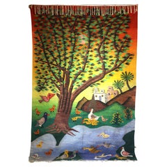 A tapestry from the Wissa Wassef workshop. Egypt second half of the XXth century