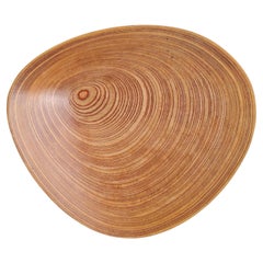 A Tapio Wirkkala Rhythmic Veneer Leaf Dish, 1950s