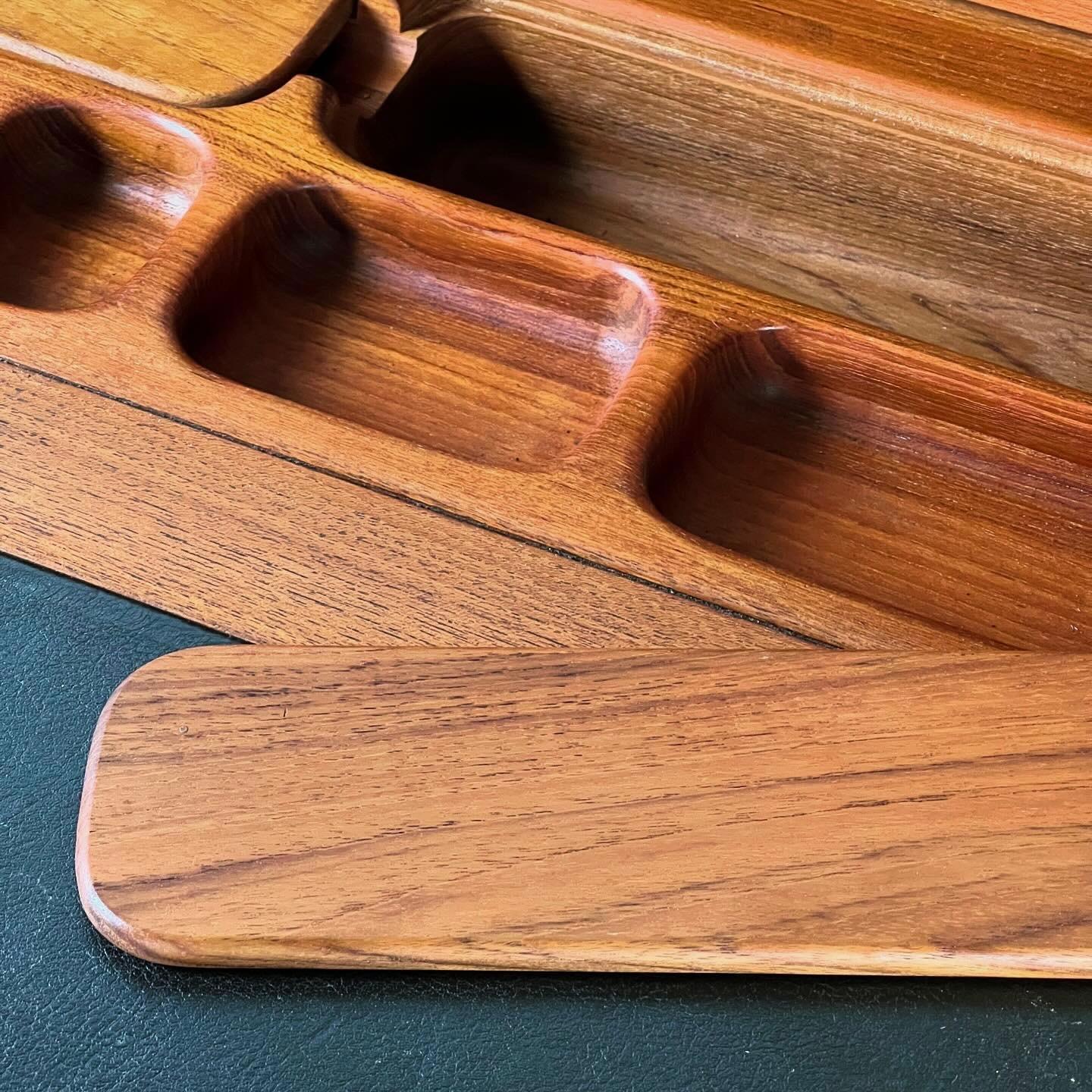 Leather A Teak Tambour Desk Designed By John Mortensen For Dyrlund, Denmark