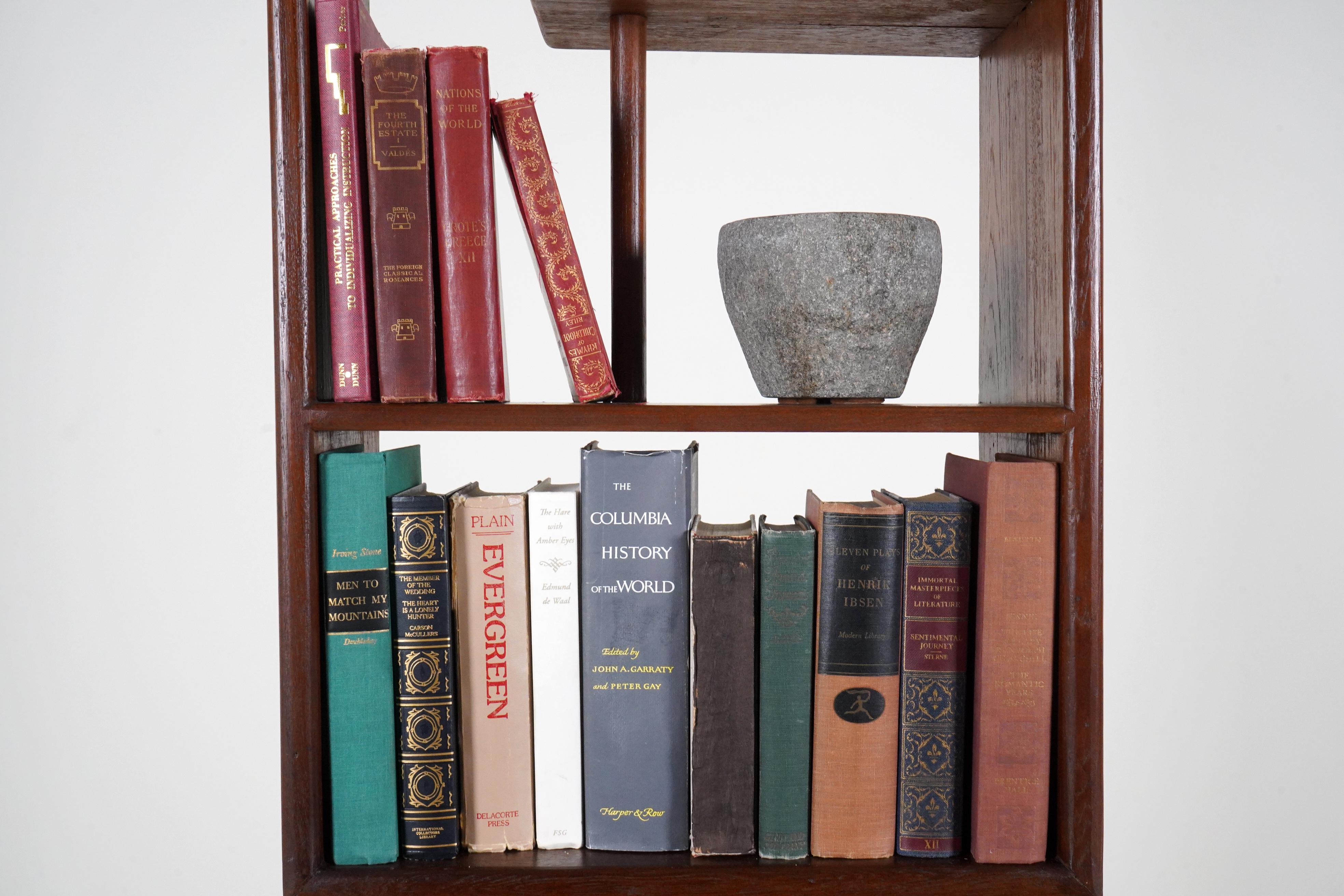 A Teak Wood Bookshelf 4