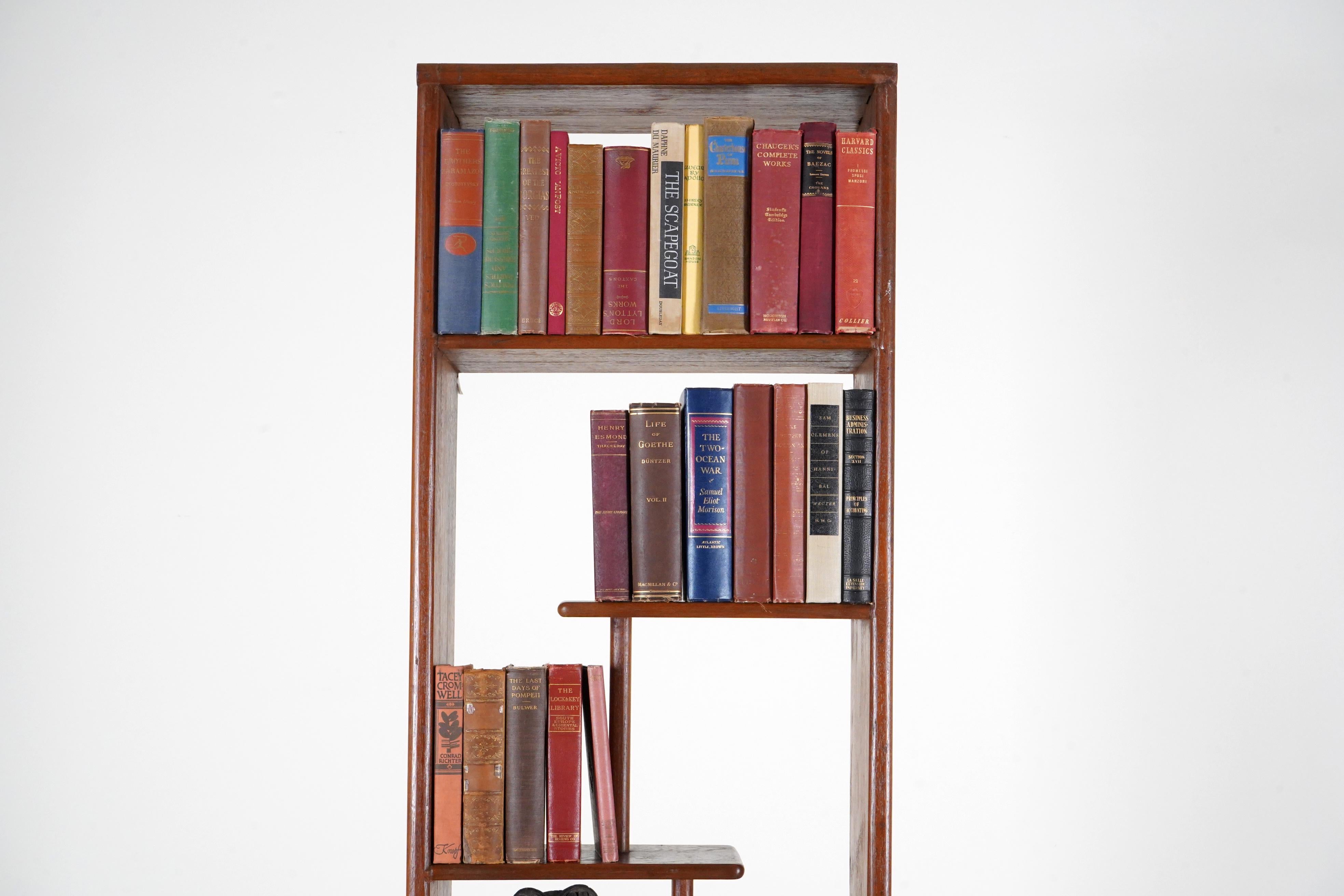 A Teak Wood Bookshelf 10