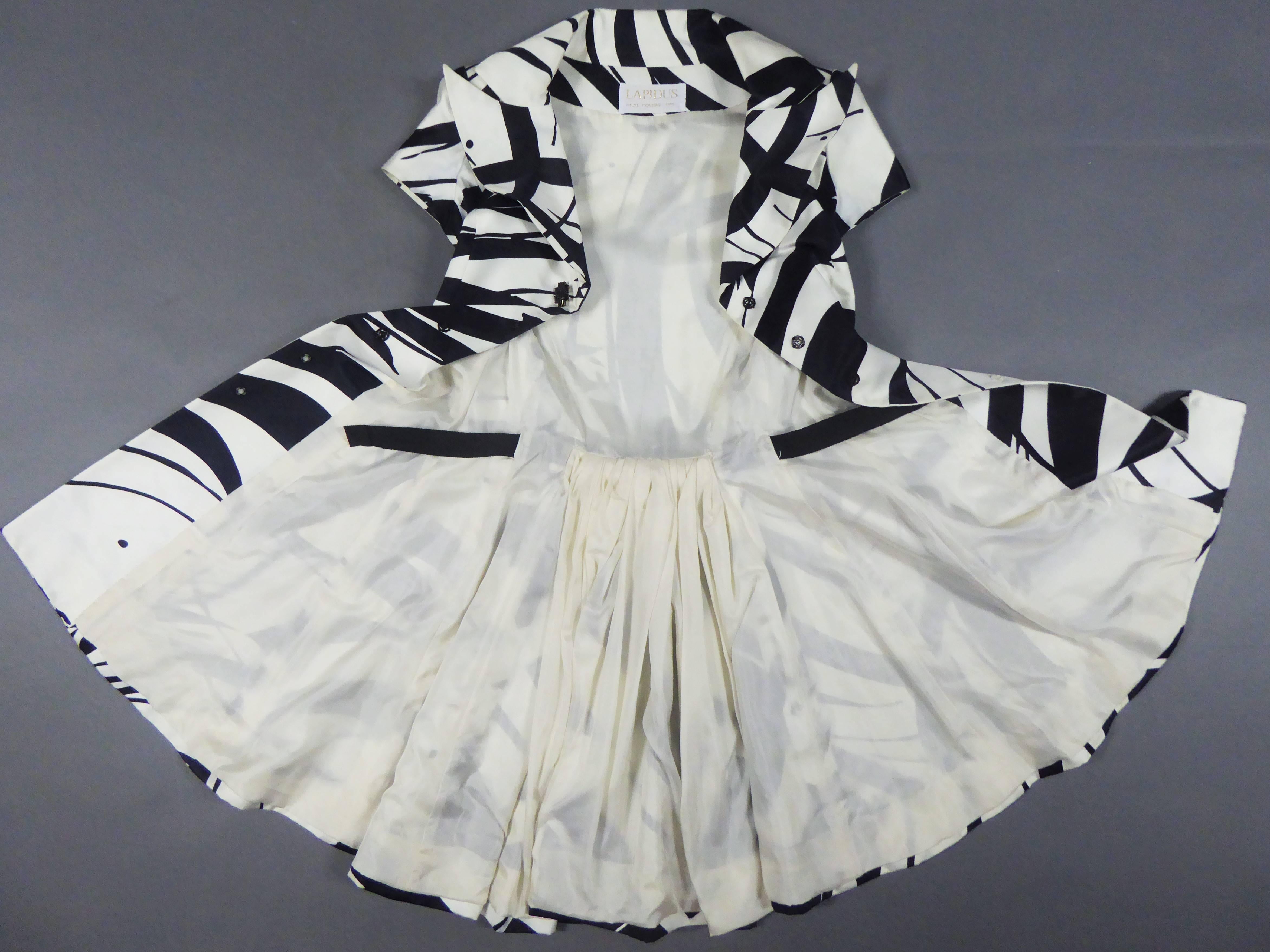 Robe Couture Ted Lapidus by Olivier Lapidus, française, circa 1990 en vente 5