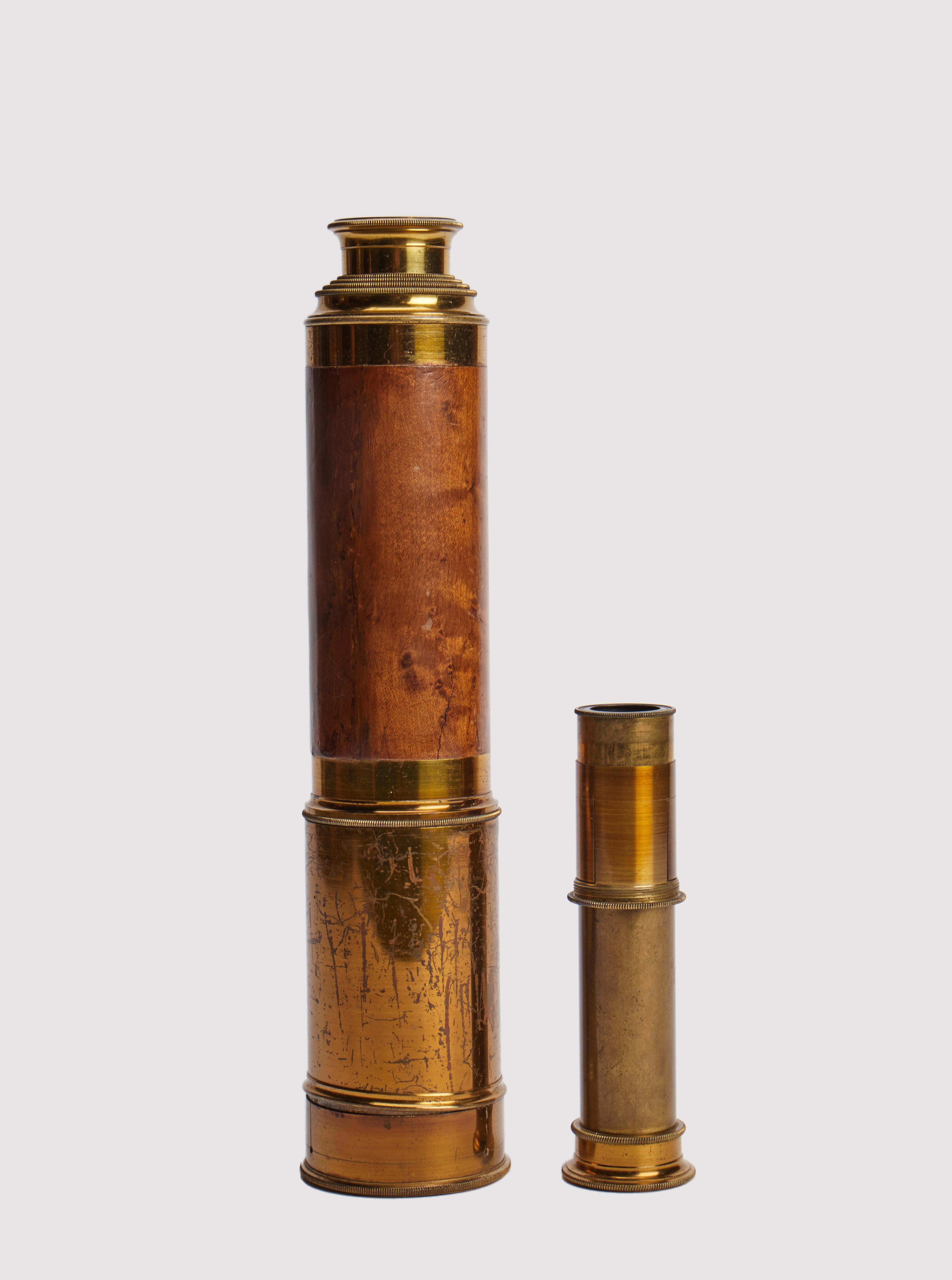 A telescope, four extractions, Germany 1880.  In Good Condition In Milan, IT