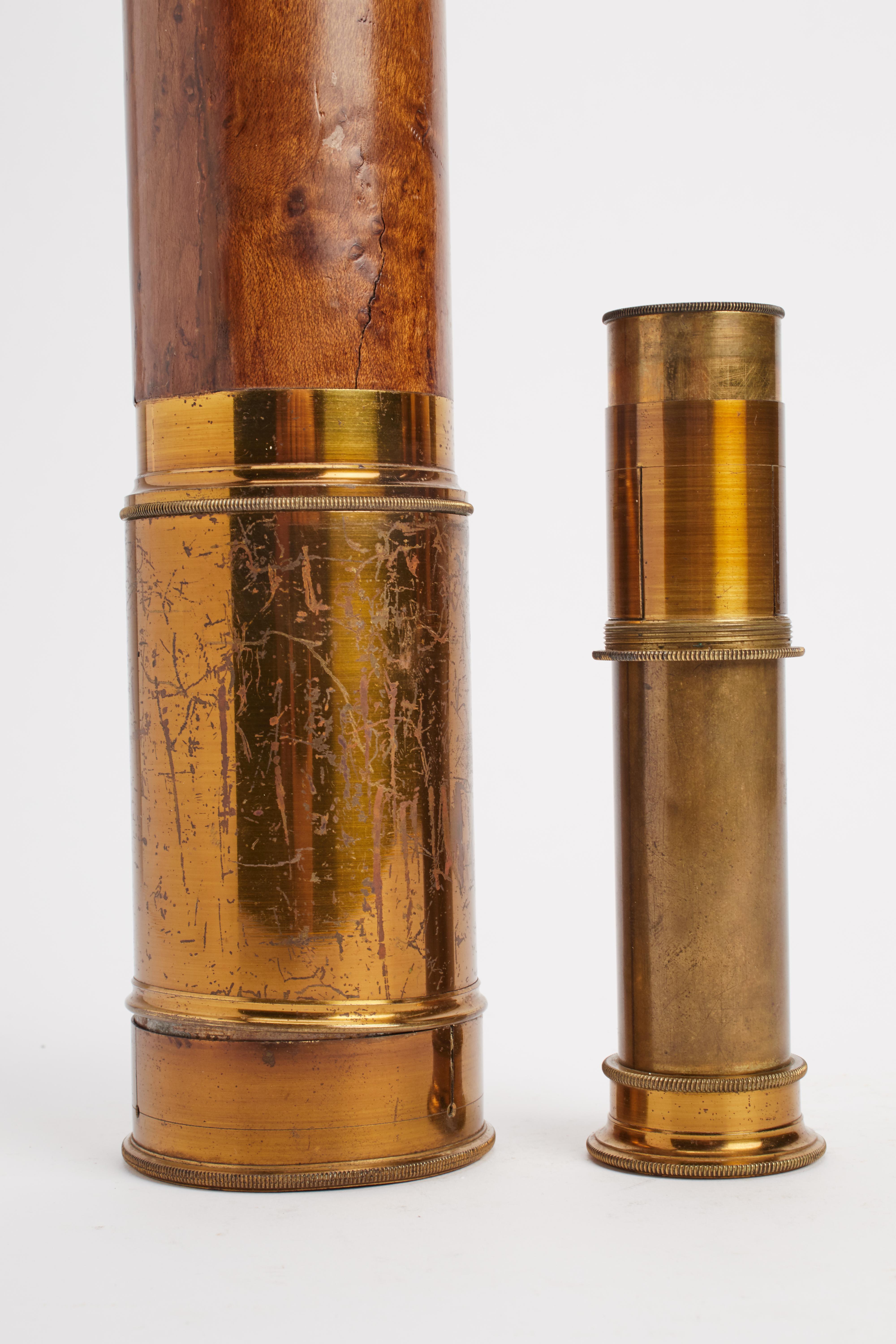 19th Century A telescope, four extractions, Germany 1880. 