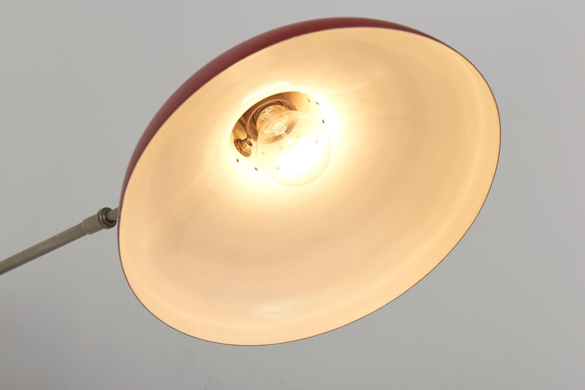 Plated A telescopic wall lamp - H. Fillekes - Artifort For Sale