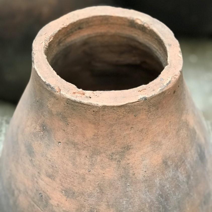 Hand-Crafted Terracotta Vessel from Mexico