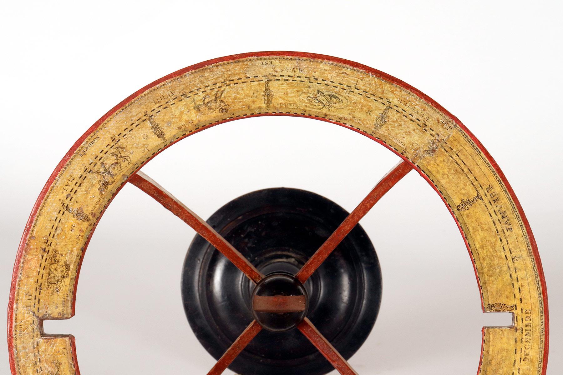 A terrestrial seven inches globe, signed Felix Delamache, France 1845. in vendita 7