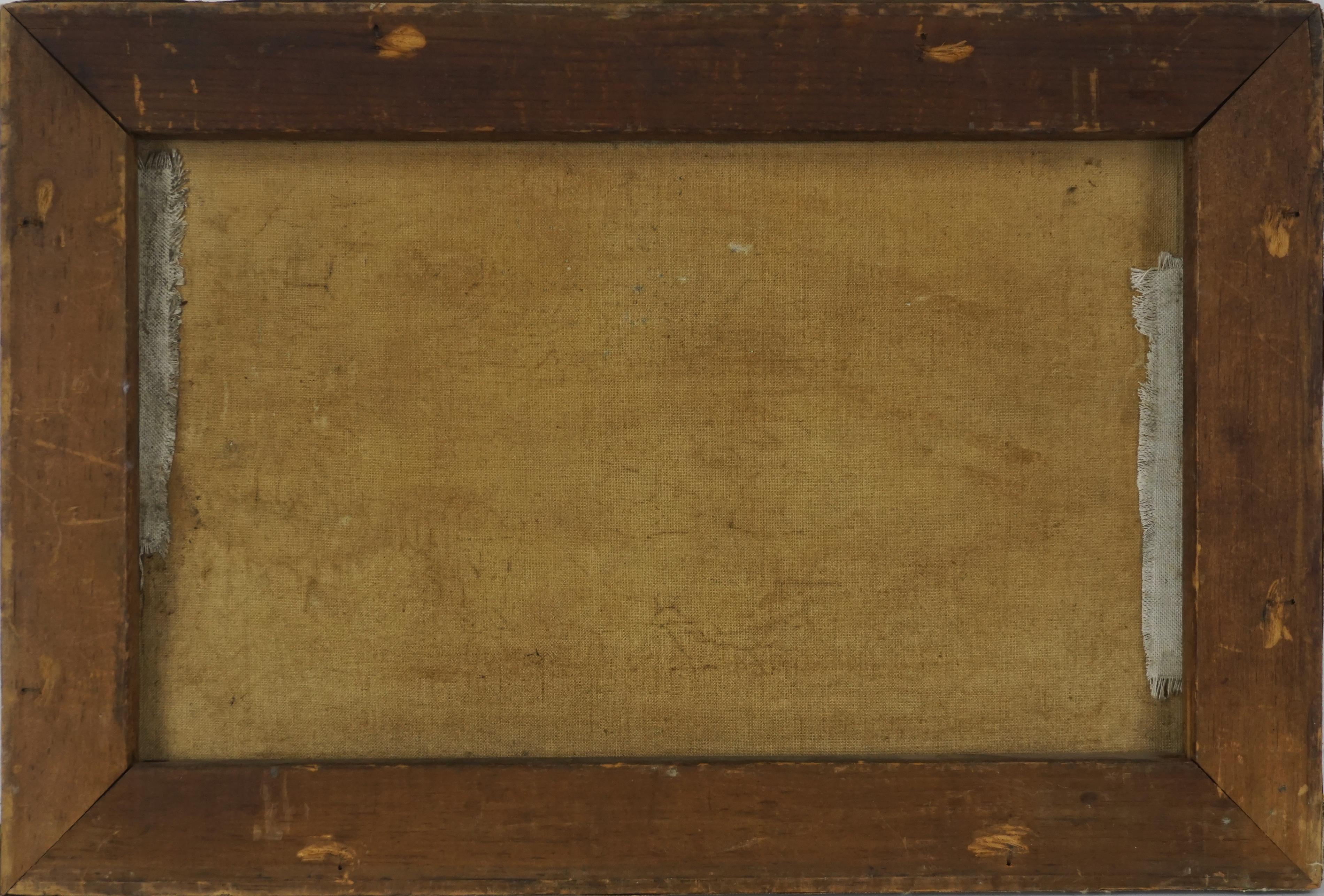 Pittura a olio di arte popolare europea dei primi del XIX secolo - Chiesa di Osby, Svezia 1