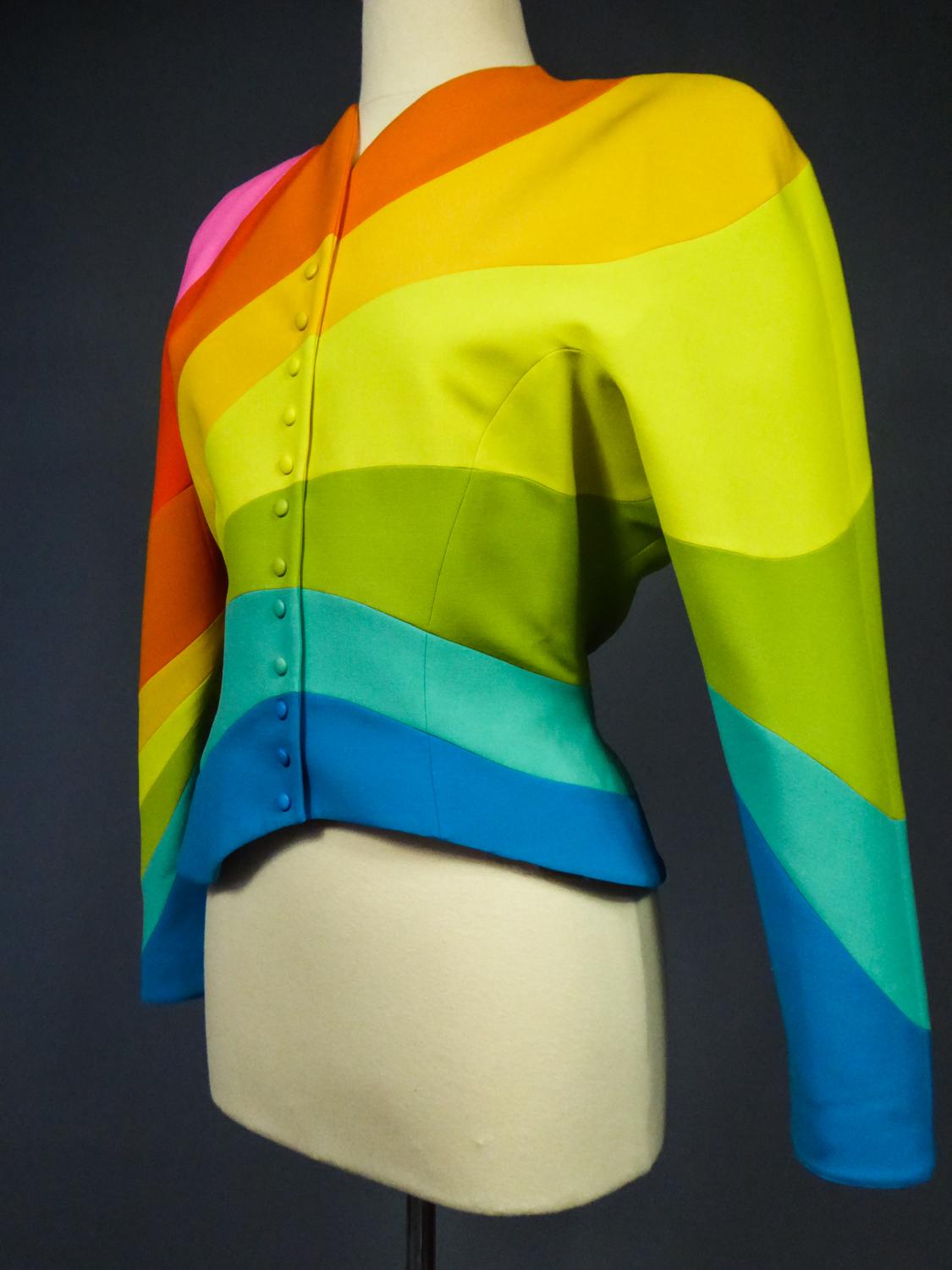 A Thierry Mugler Arc en ciel Jacket Spring Summer Collection 1990 4