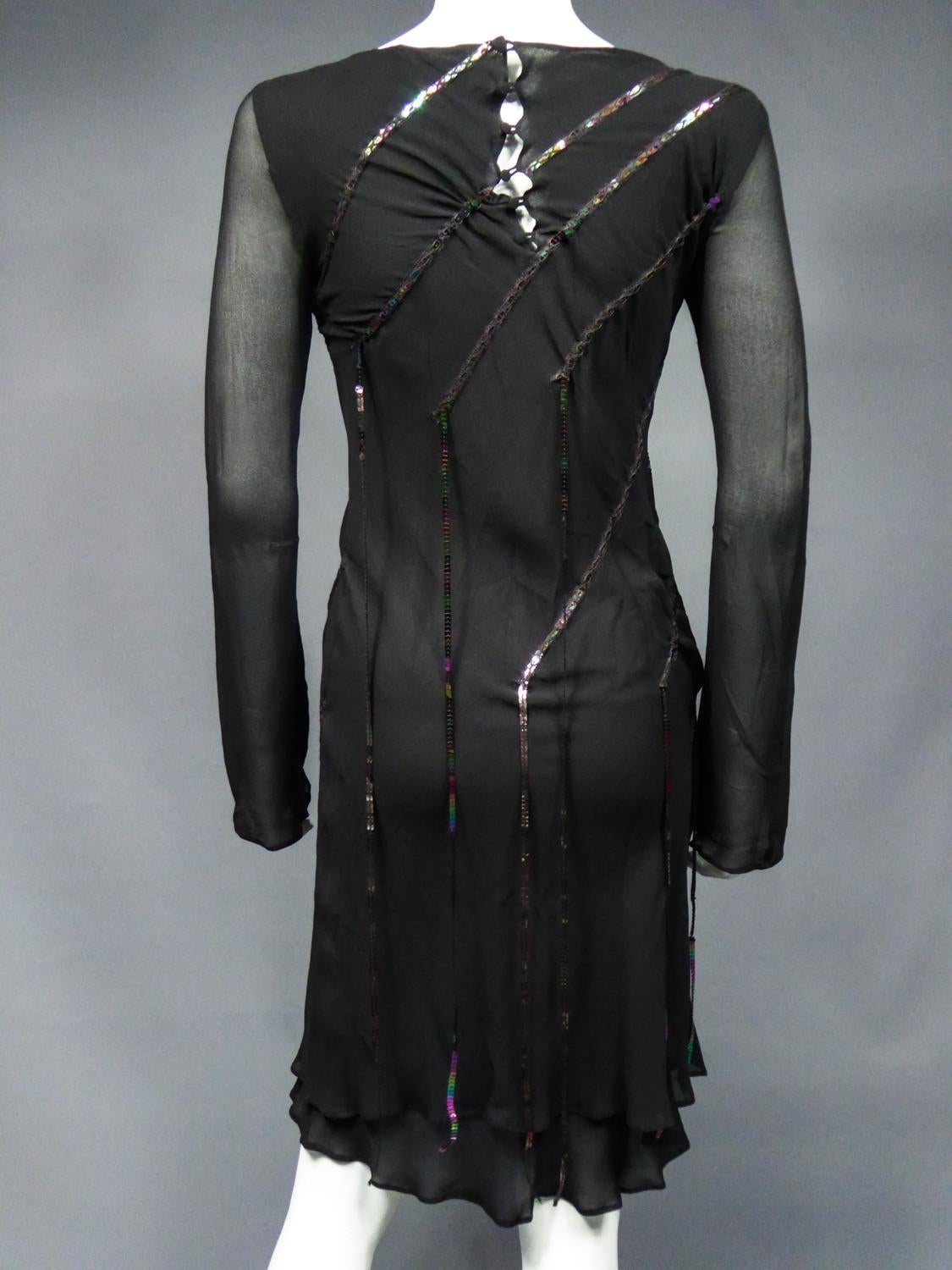 Ein Thierry Mugler Couture Kleines Schwarzes Kleid CIRCA 2000 im Angebot 7