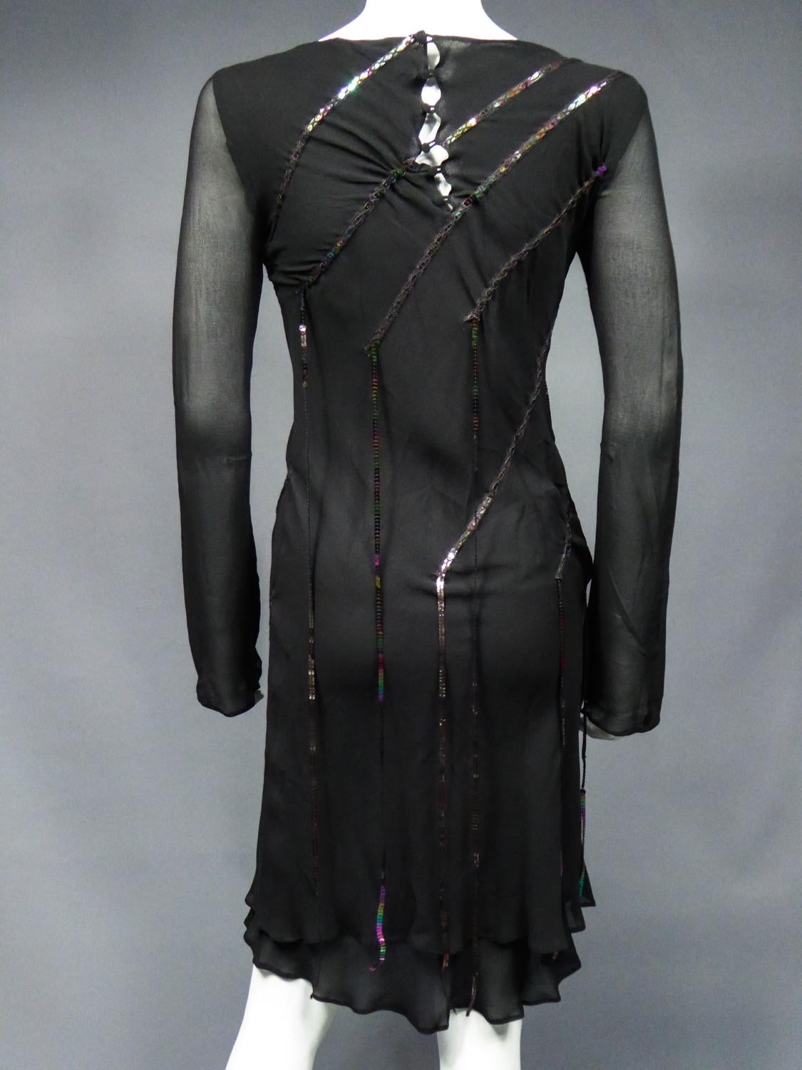 A Thierry Mugler Couture Little Black Dress Circa 2000 For Sale 4