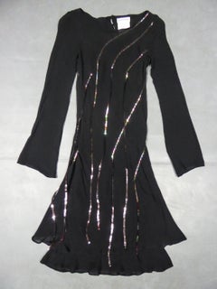 Un tubino nero di Thierry Mugler Couture, circa 2000