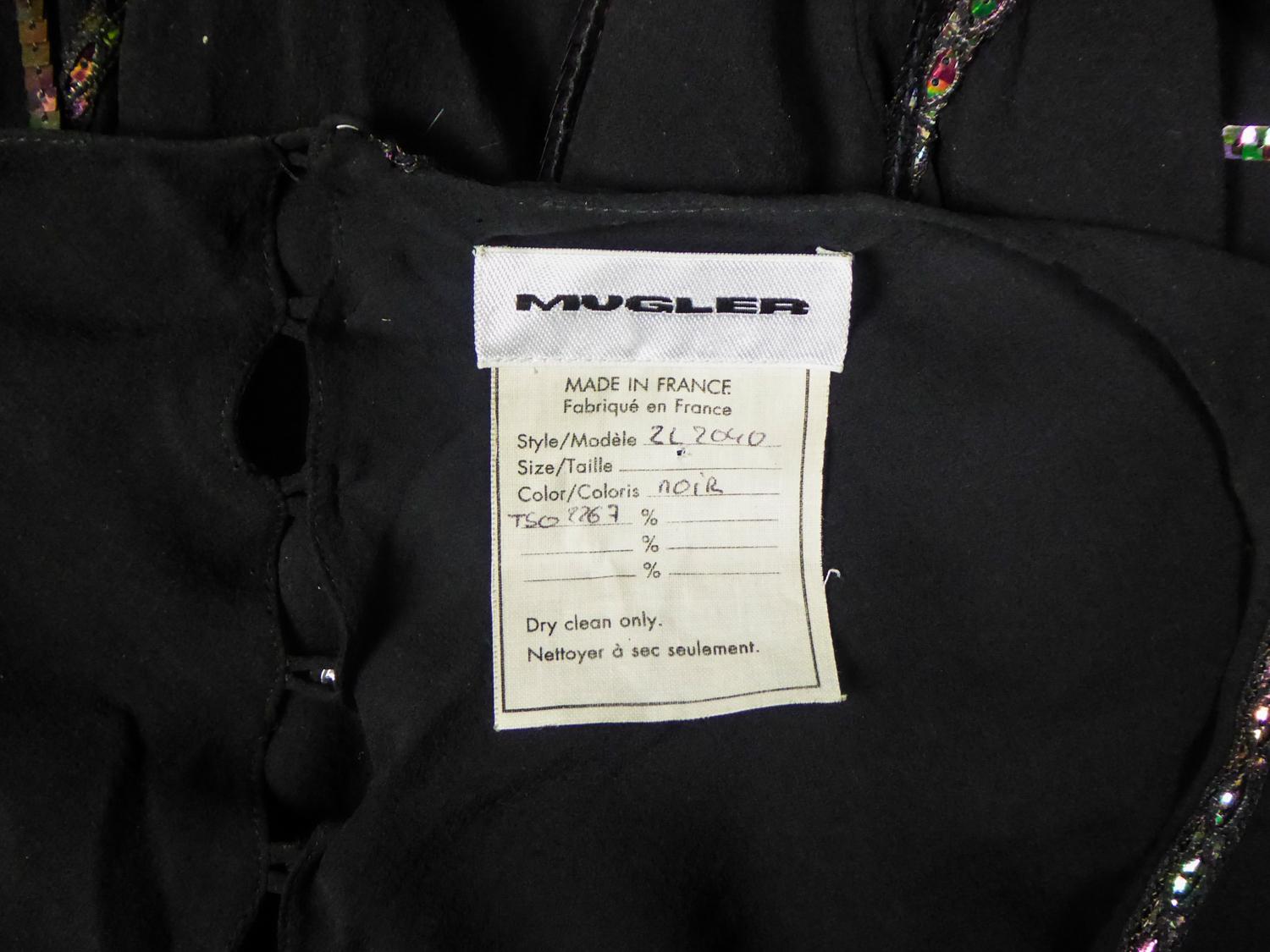 Ein Thierry Mugler Couture Kleines Schwarzes Kleid CIRCA 2000 im Zustand „Gut“ im Angebot in Toulon, FR
