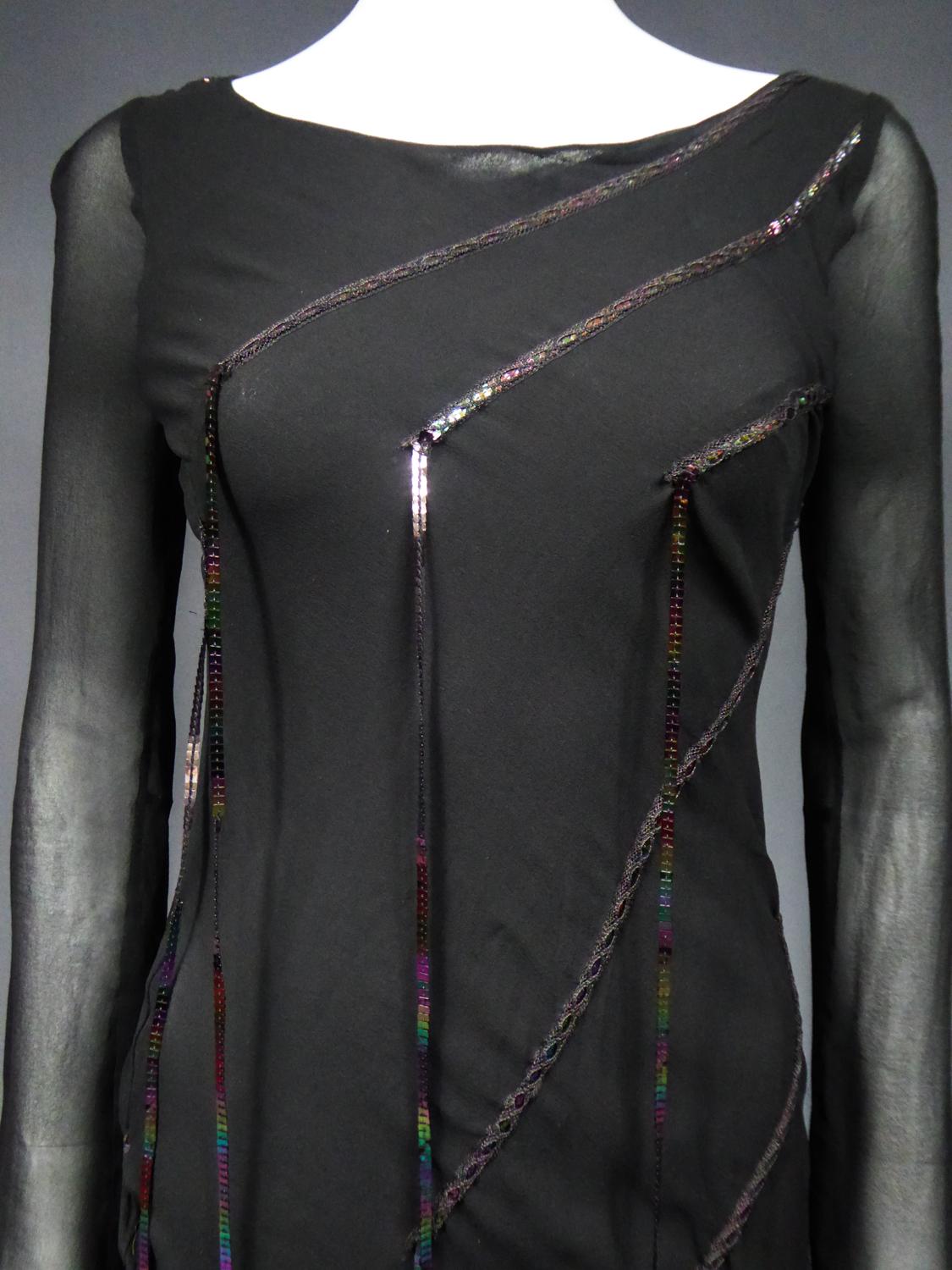 Thierry Mugler Couture Kleines Schwarzes Kleid, ca. 2000 im Angebot 1