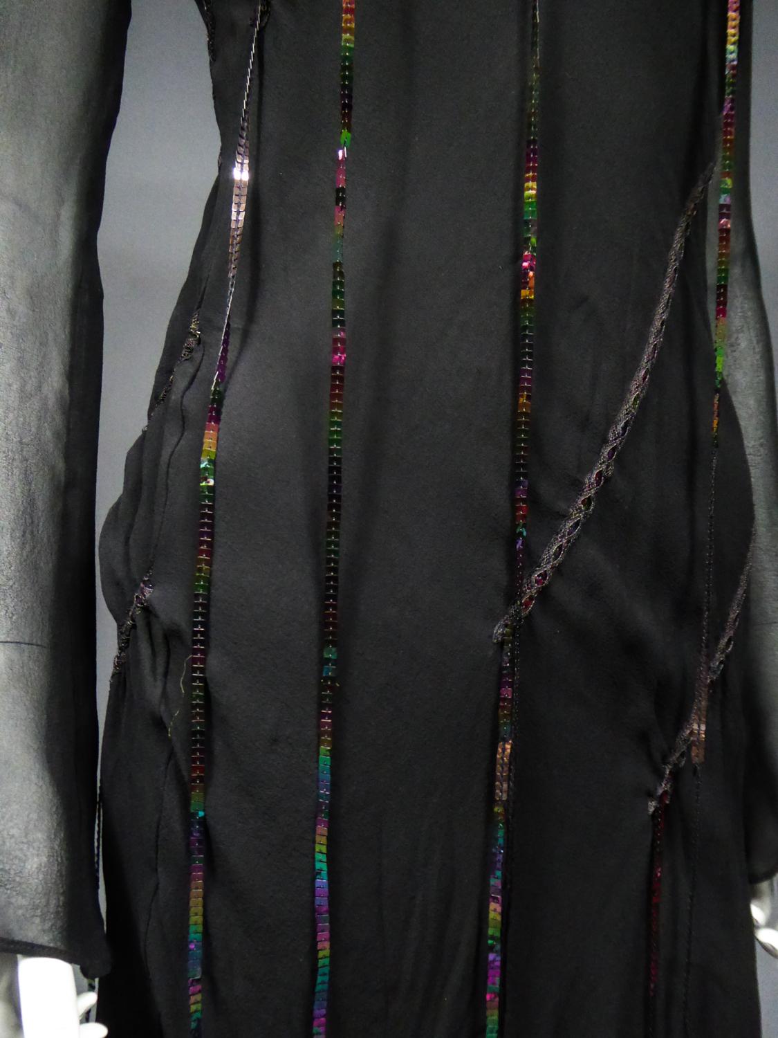 Ein Thierry Mugler Couture Kleines Schwarzes Kleid CIRCA 2000 im Angebot 5