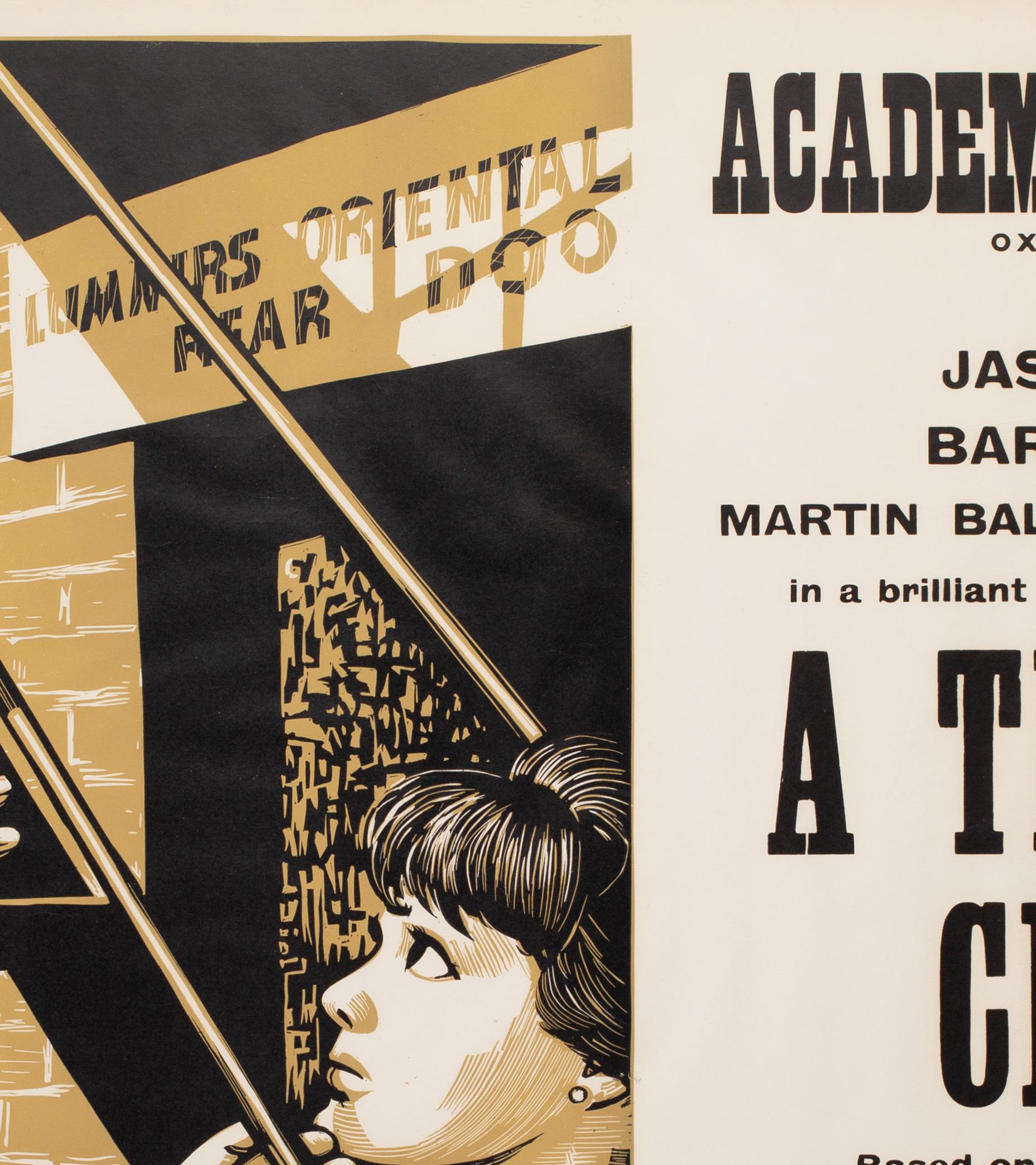 20th Century A Thousand Clowns 1966 Academy Cinema UK Quad Film Poster, Strausfeld