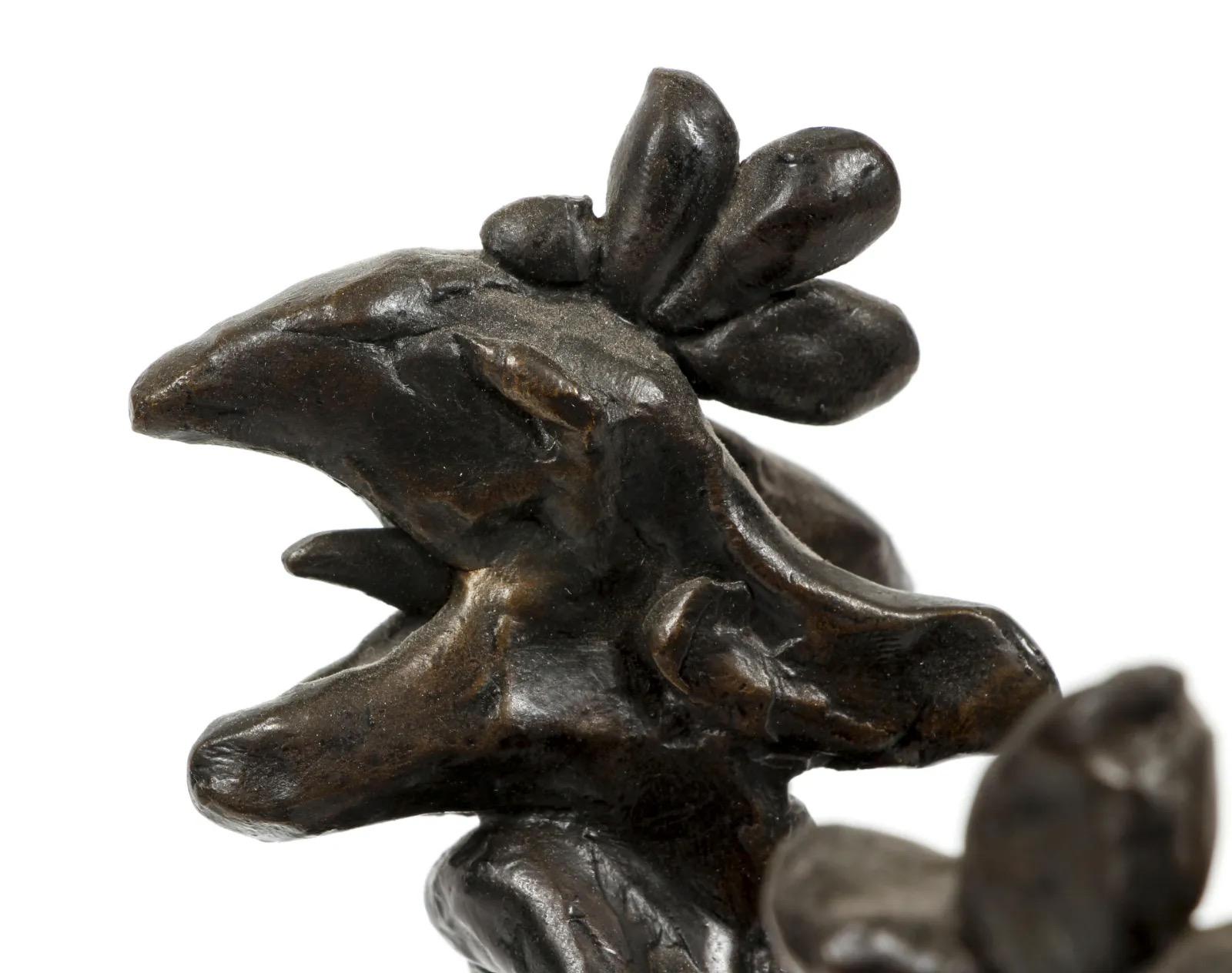 Set di tre pezzi di sculture moderne in bronzo di Bob La Bobgah in vendita 10