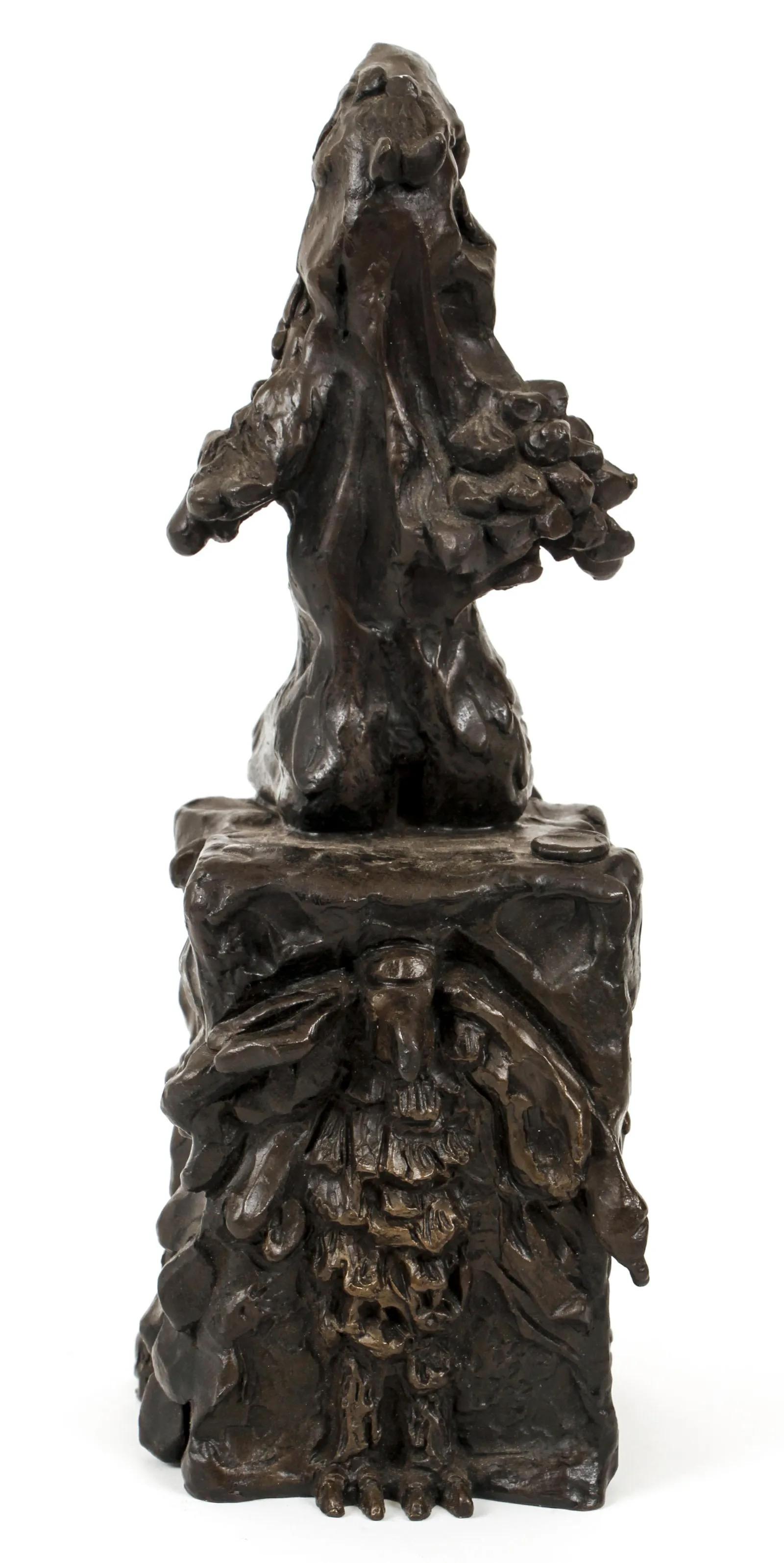 Ottone Set di tre pezzi di sculture moderne in bronzo di Bob La Bobgah in vendita