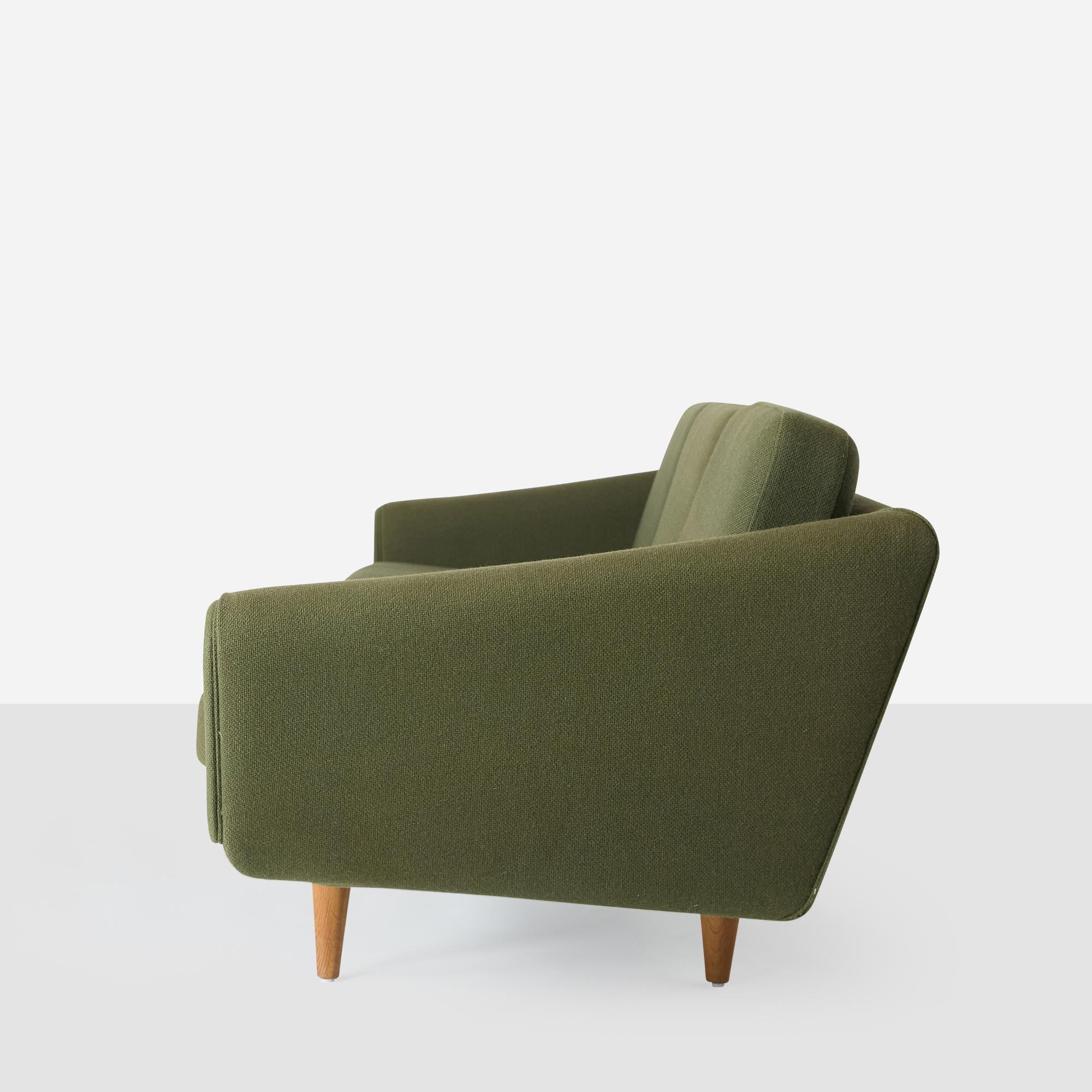 Danish A Three Seater Sofa by Illum Wikkelso