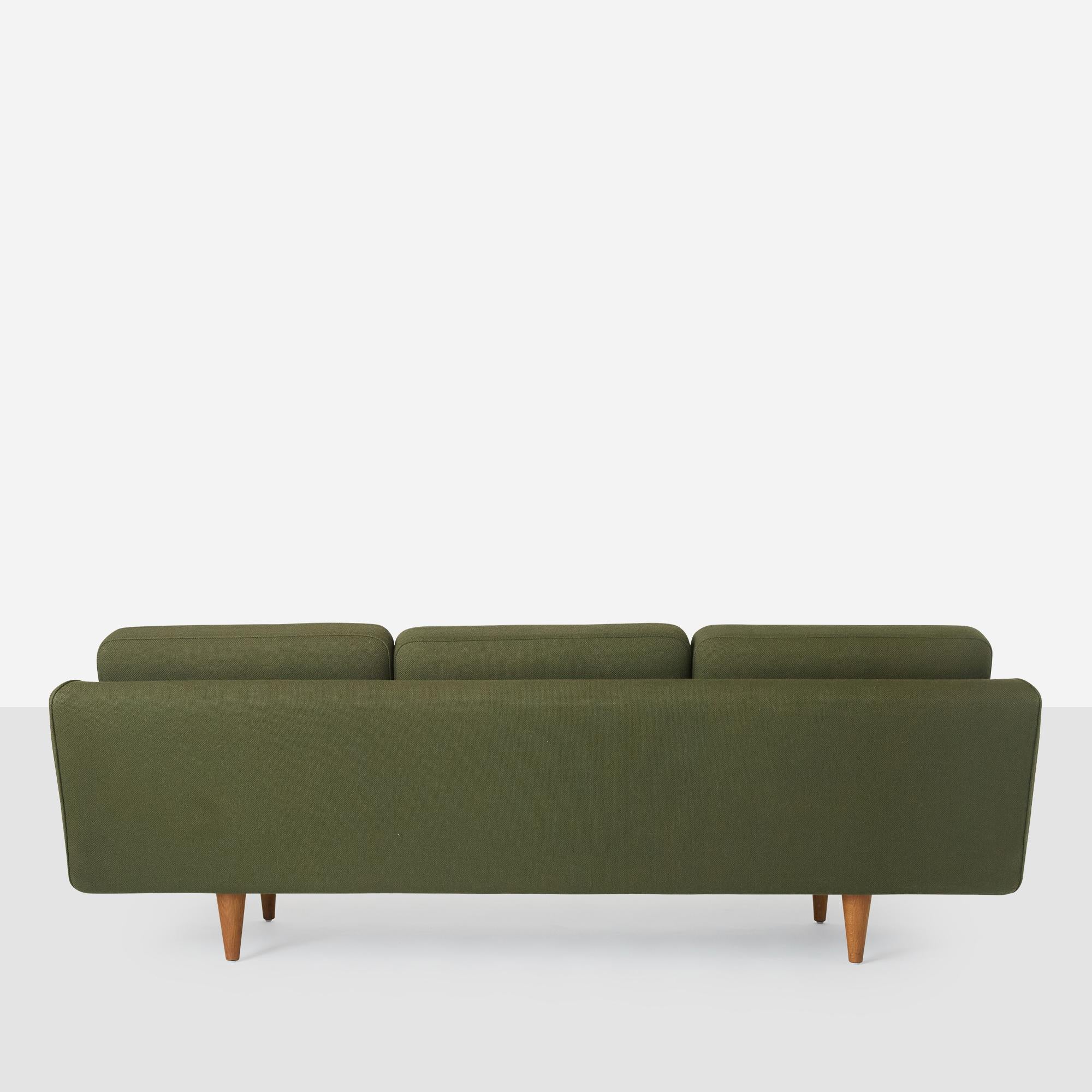 A Three Seater Sofa by Illum Wikkelso In Good Condition In San Francisco, CA