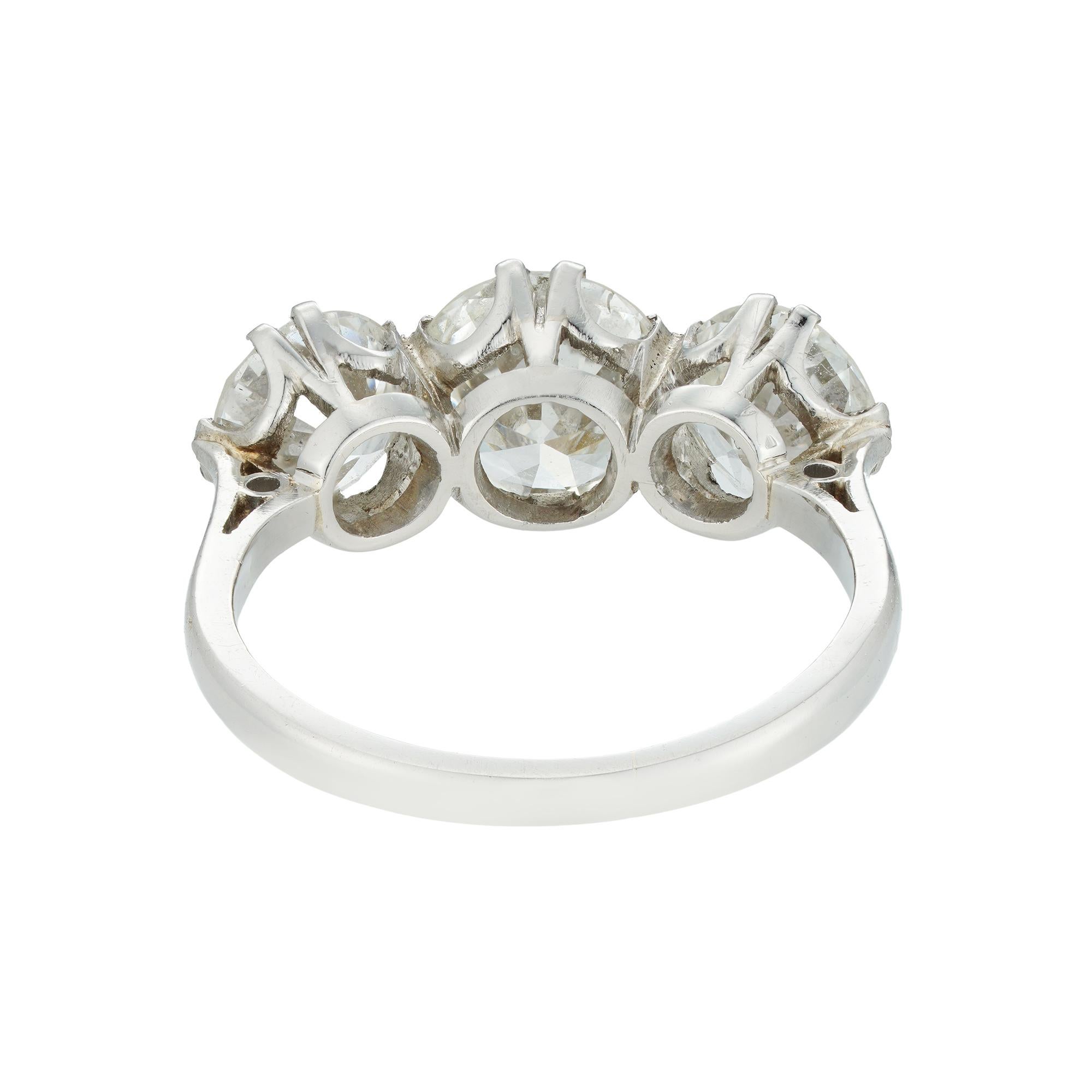 three stone engagement ring london