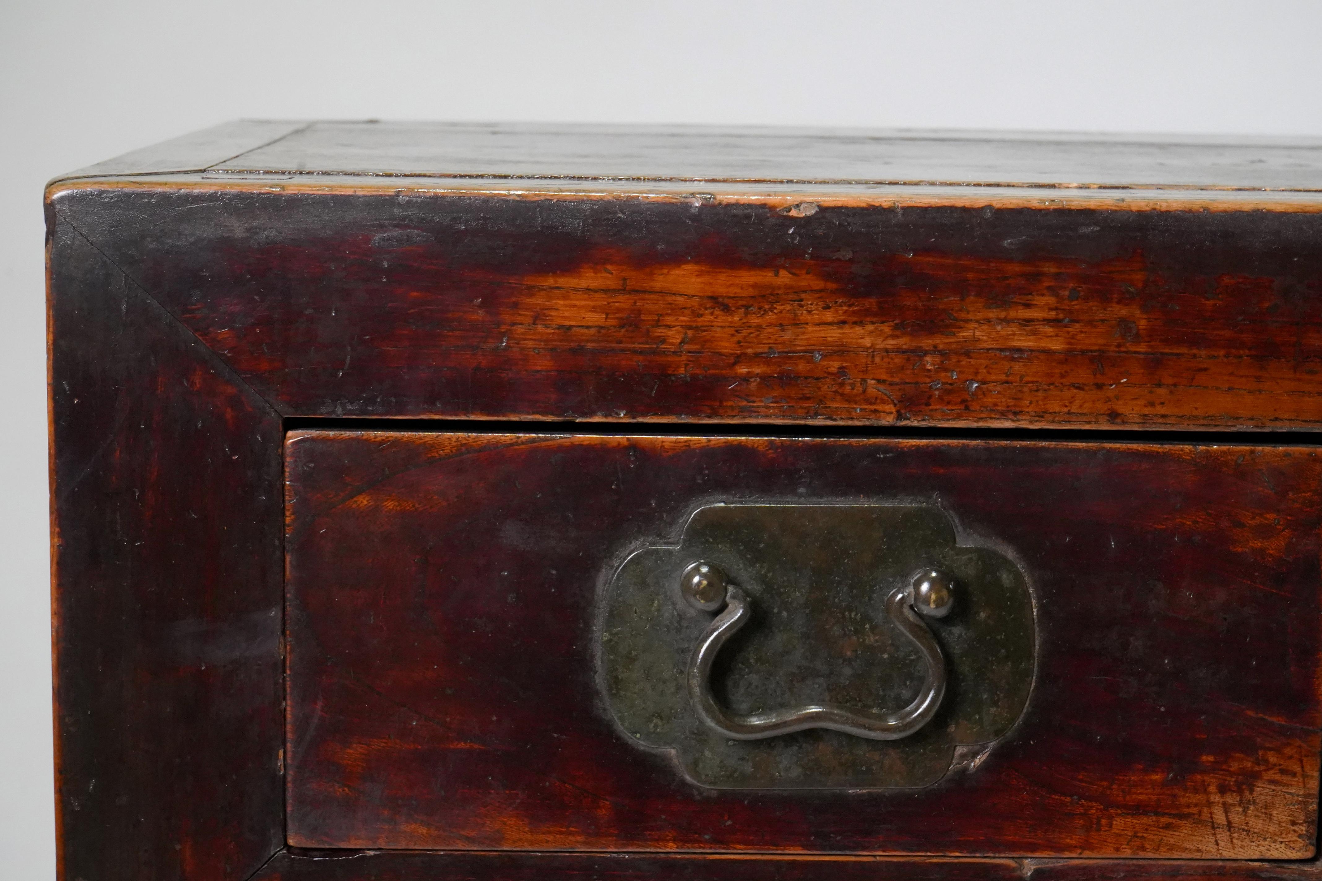 Tianjin Style Sideboard With Original Patina and Original Hardware For Sale 2