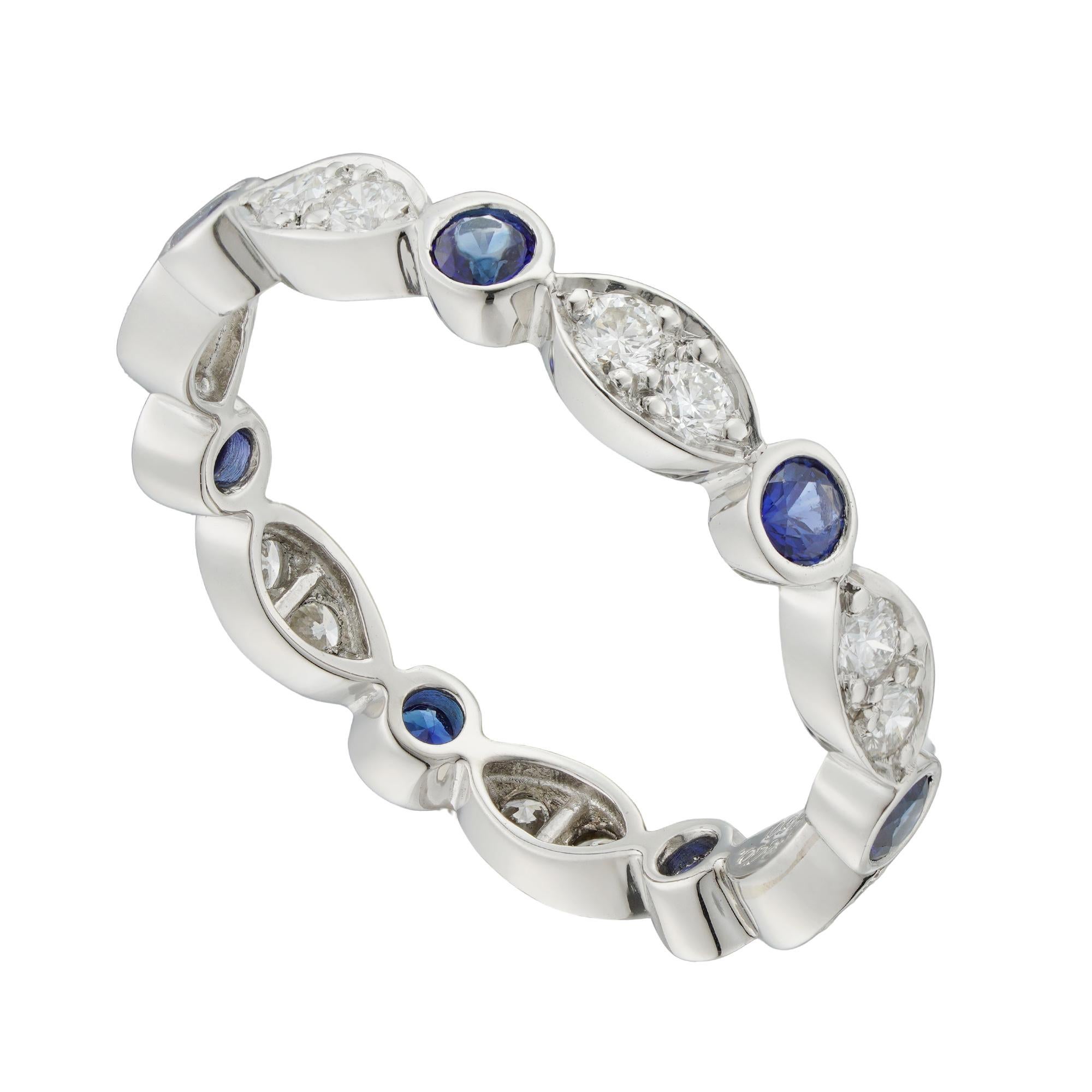 Ein Saphir- und Diamantring von Tiffany & Co aus der Jazz-Ring-Kollektion (Moderne) im Angebot