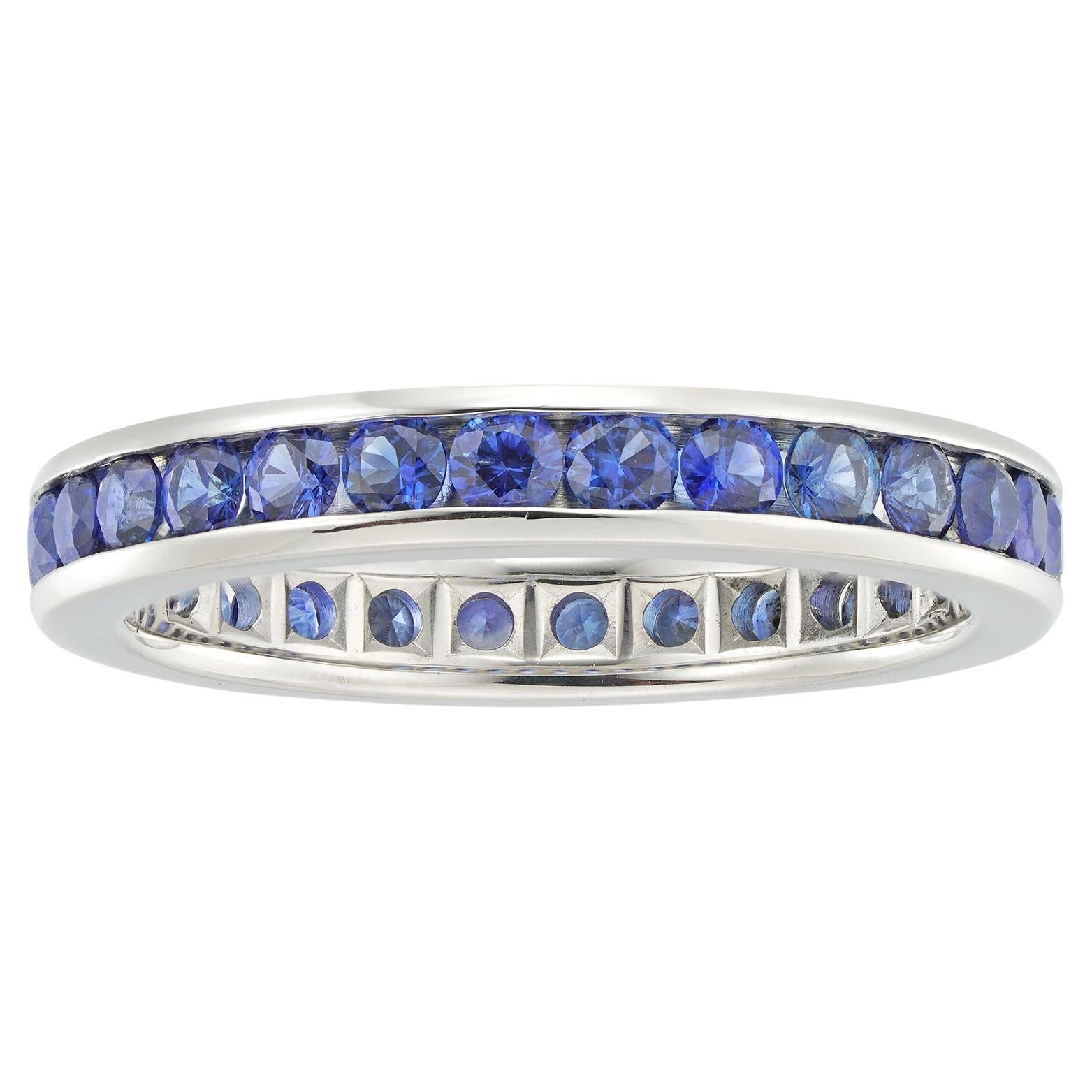 A Tiffany & Co sapphire full eternity ring For Sale