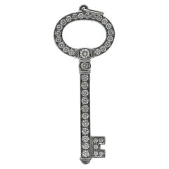A Tiffany & Co. Tiffany Keys Pendant Platinum Diamond