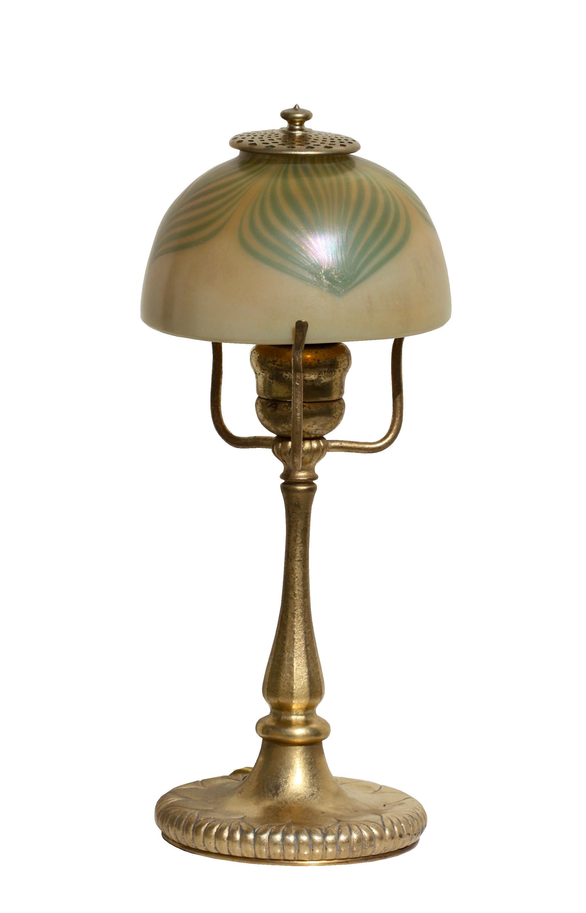 favrile glass lamp