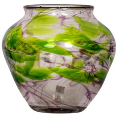 Tiffany Favrile Paperweight Glass Vase, circa 1904