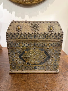 A Timber Gilt-Metal Embellished Box, 19th Century