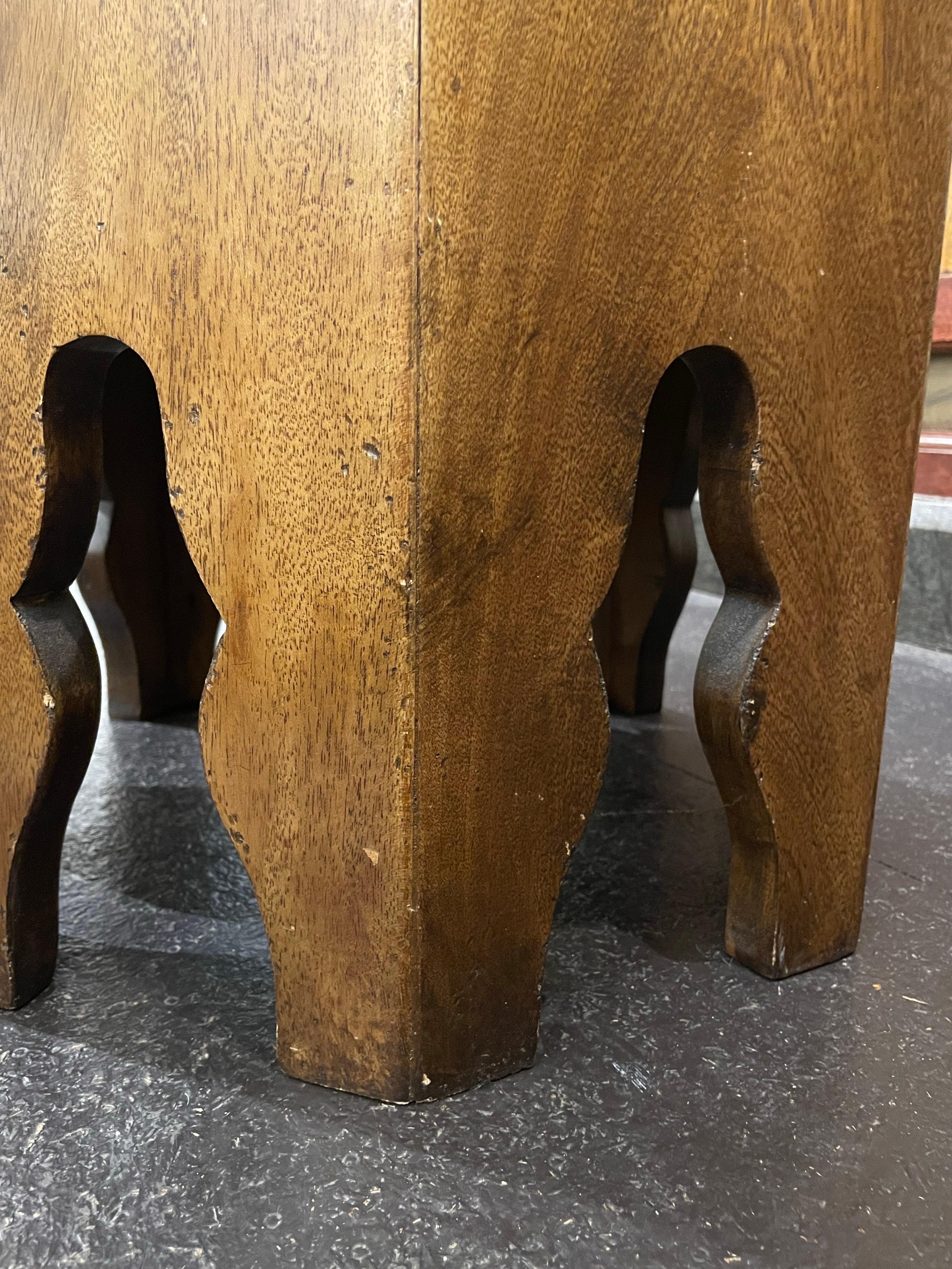 Mesa auxiliar marroquí de madera Madera en venta