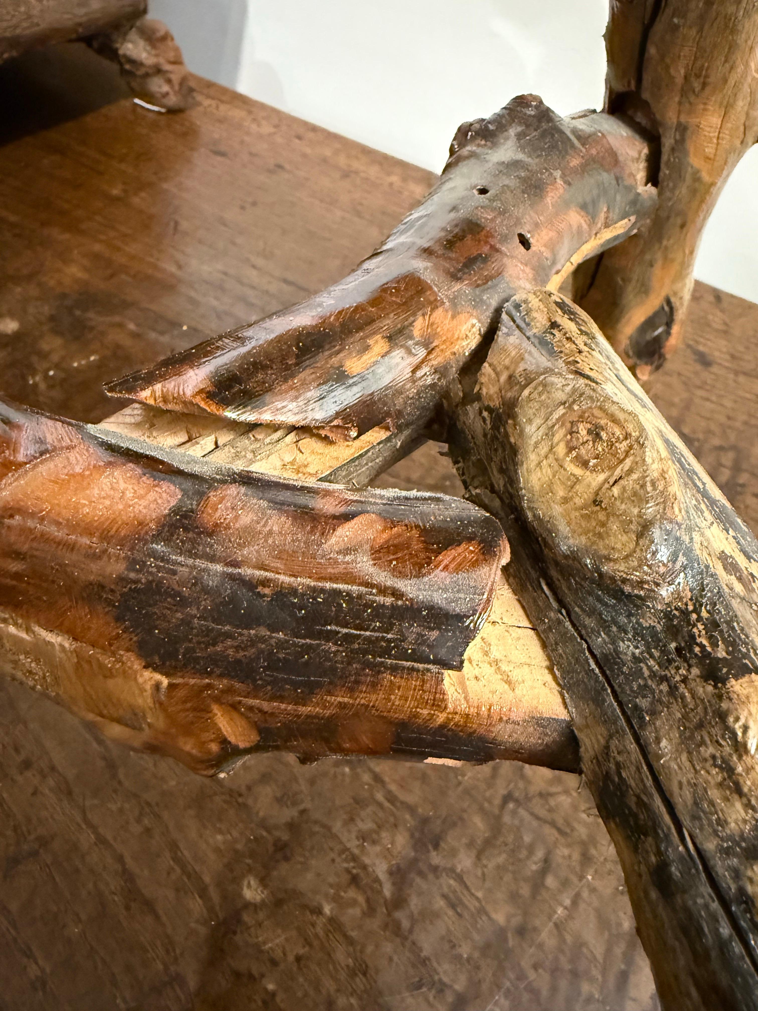 A Timber Tree Trunk Stool For Sale 5