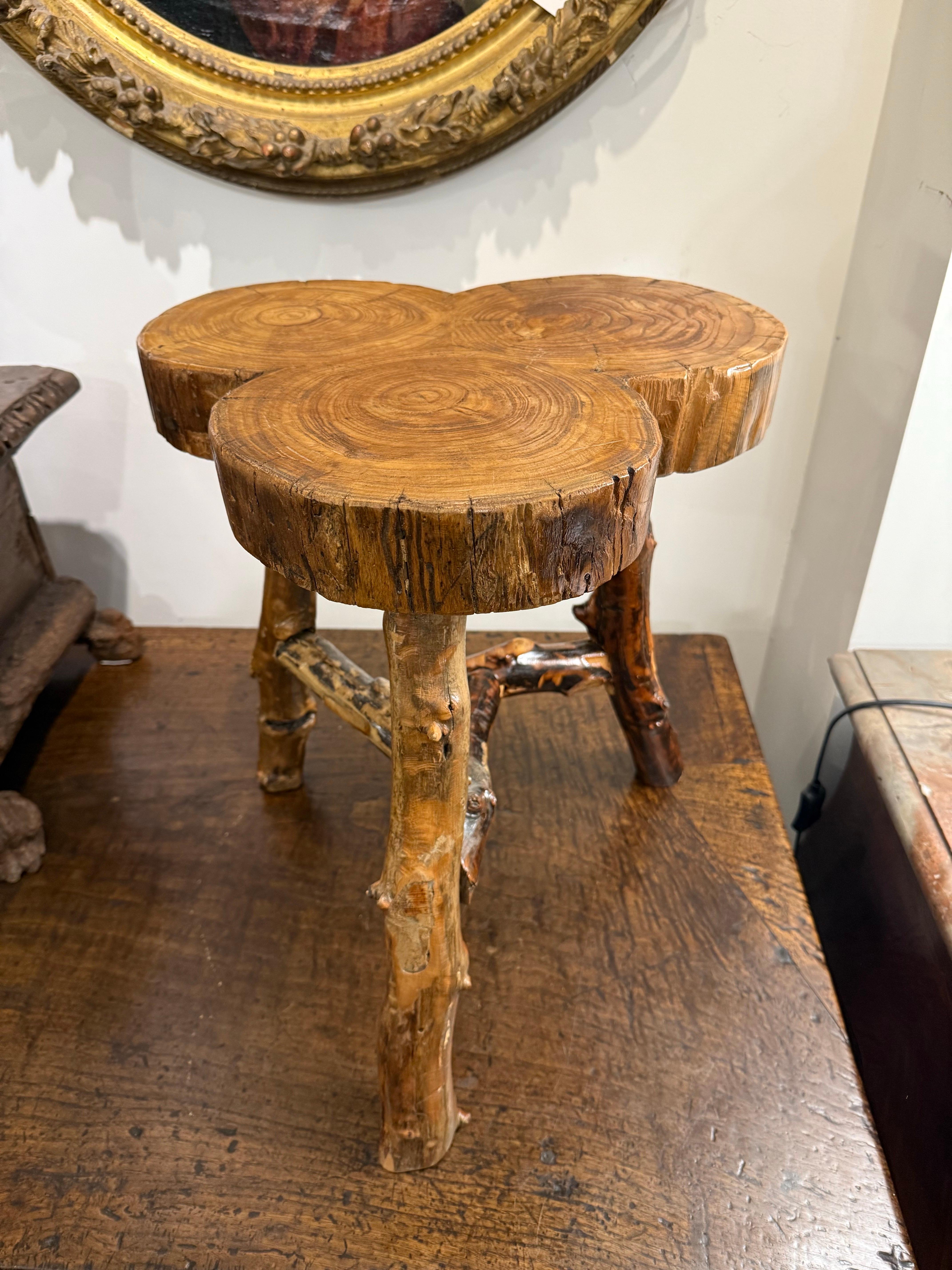 Rustic A Timber Tree Trunk Stool For Sale