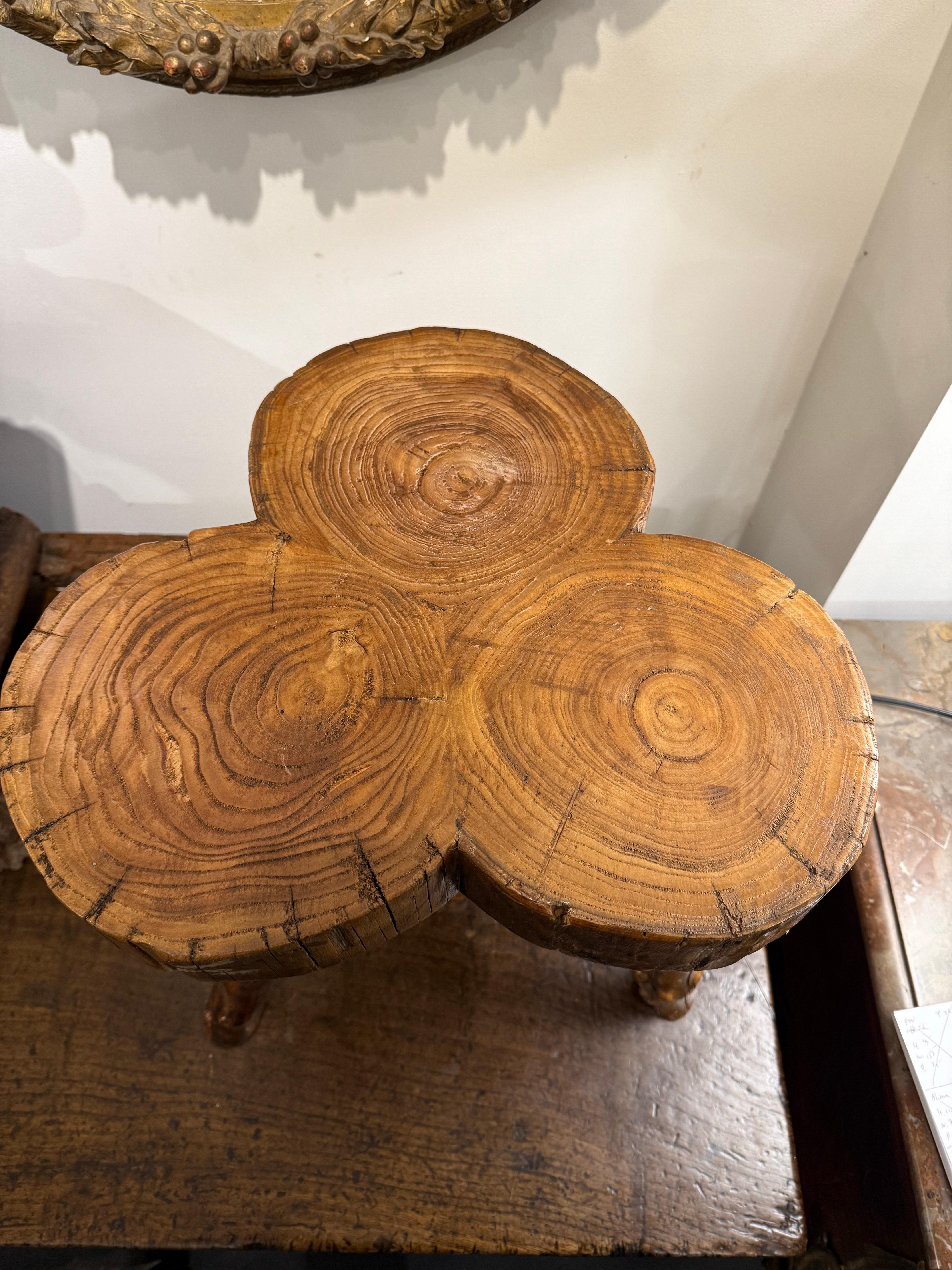 A Timber Tree Trunk Stool For Sale 1