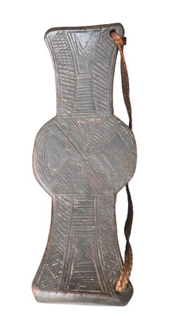 A tip stool / seat backrest from the Kuba tribe DR Congo, late 19th century