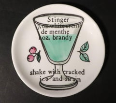 Un brindisi all'arguzia: Sottobicchieri in ceramica "Cocktail" di Fornasetti, un set completo