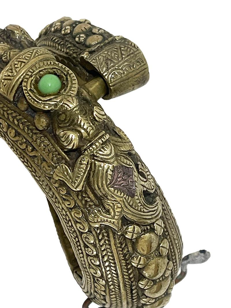 Brass A Toba Batak Indonesian bracelet, ca 1900 For Sale